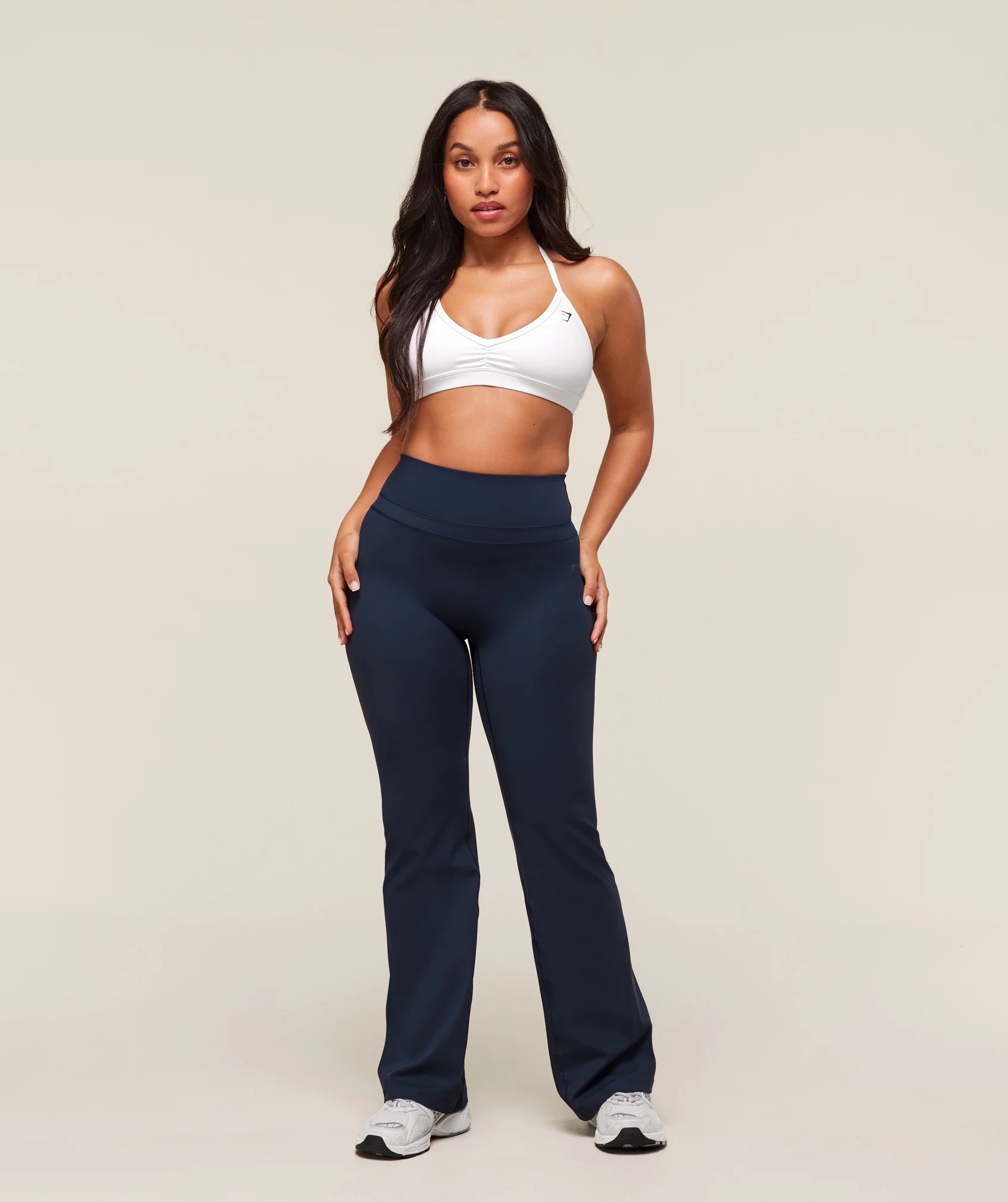 Gymshark Whitney Short Flared Legging - Navy - Image 6