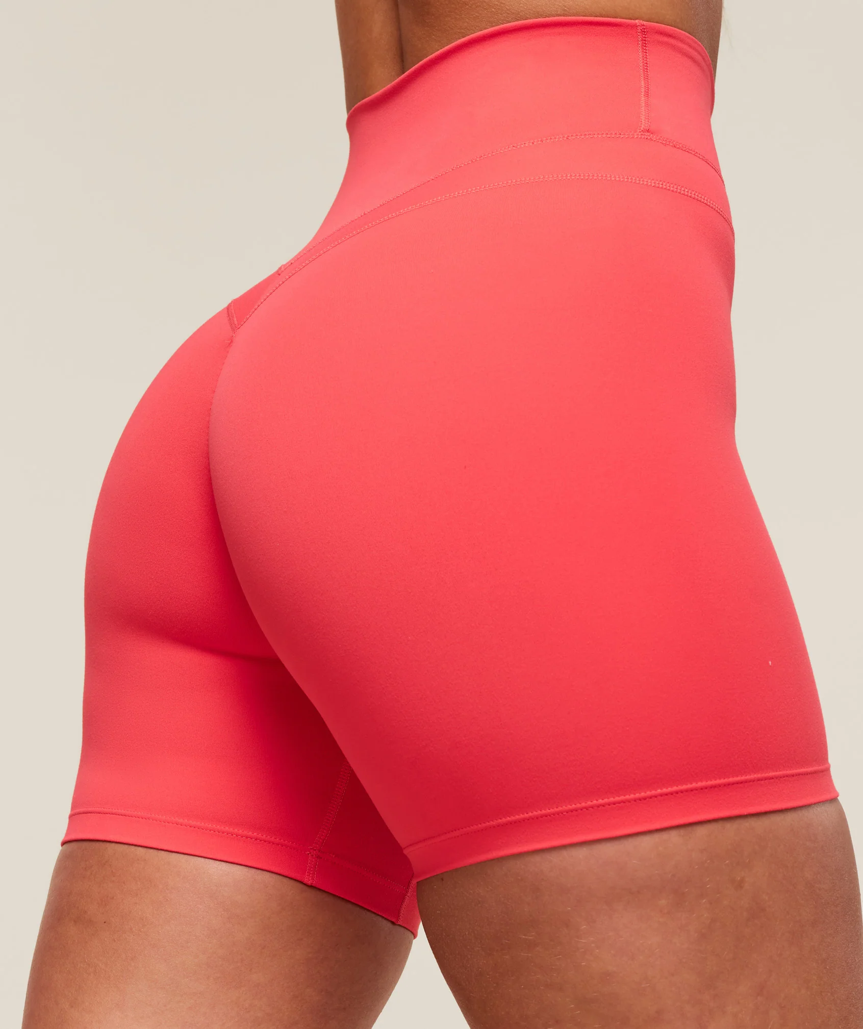Gymshark Whitney Shorts - Coral Red - Image 5