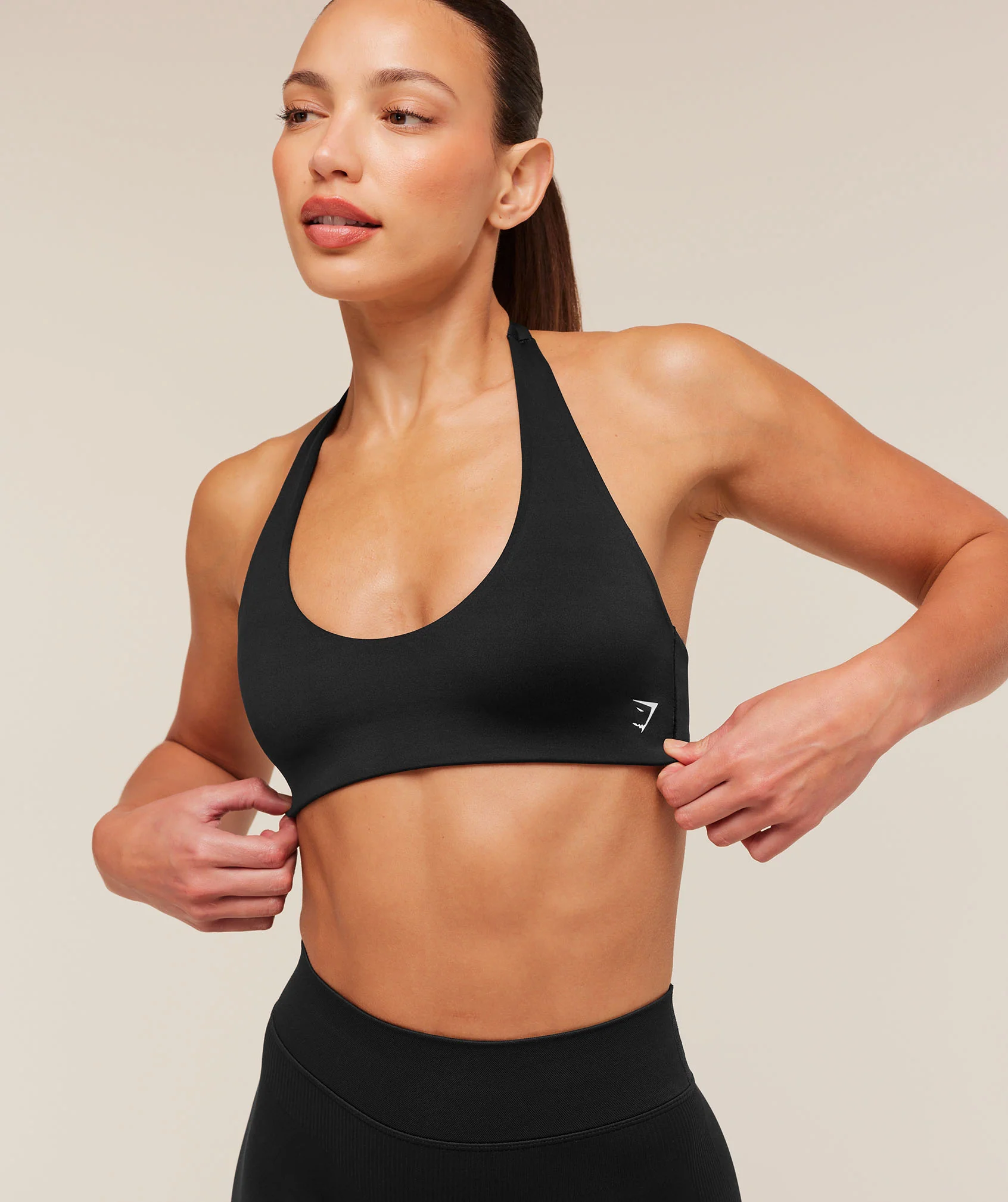 Gymshark Halter Bralette - Black - Image 5