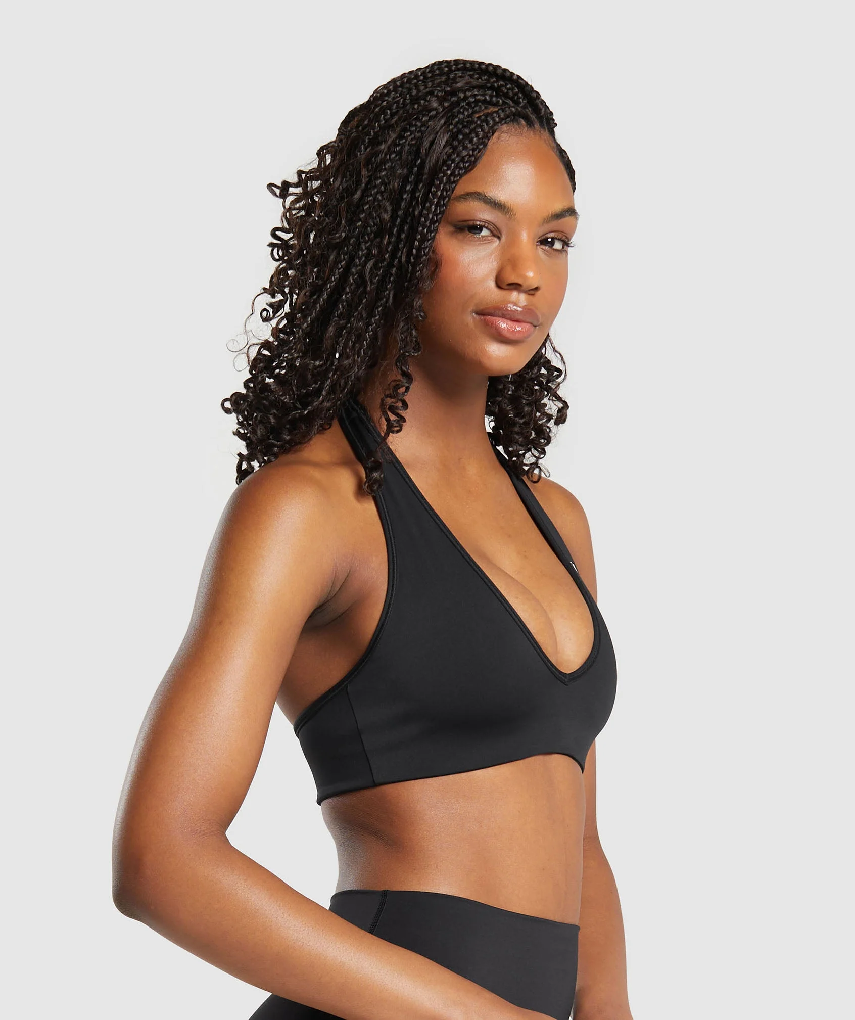 Gymshark Halterneck Sports Bra - Black - Image 3