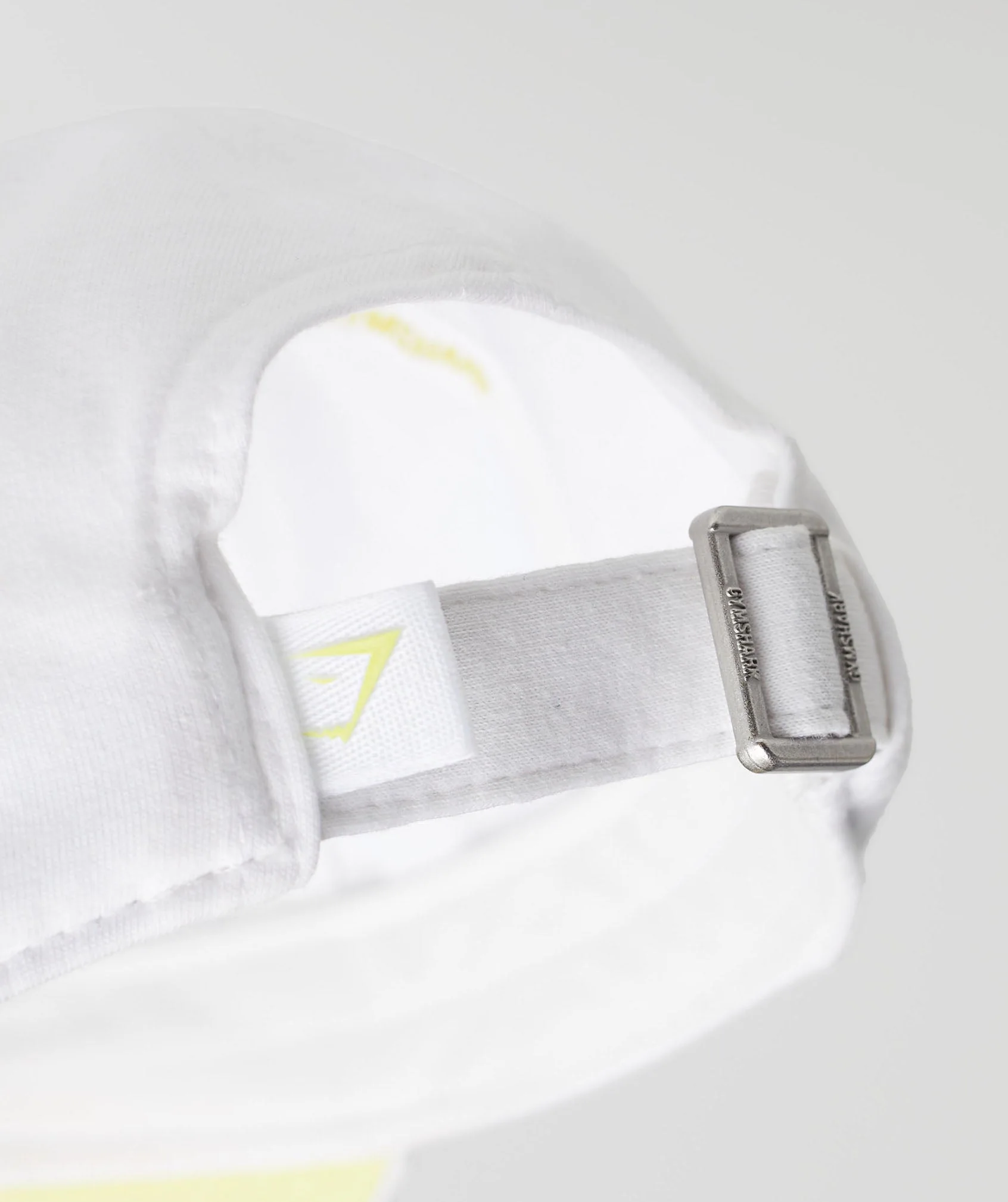 Gymshark Handwriting Baseball Cap - White/Firefly Green - Image 5