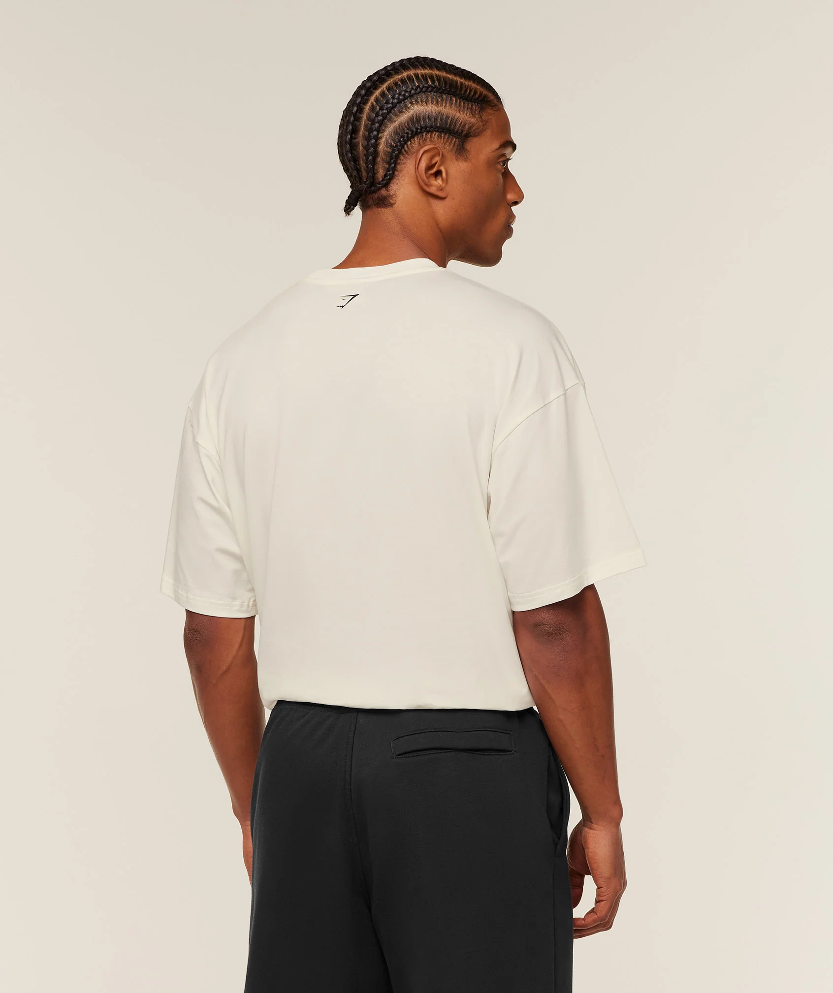 Gymshark Heavy Duty Bro Graphic T-Shirt - GS Soft White - Image 2