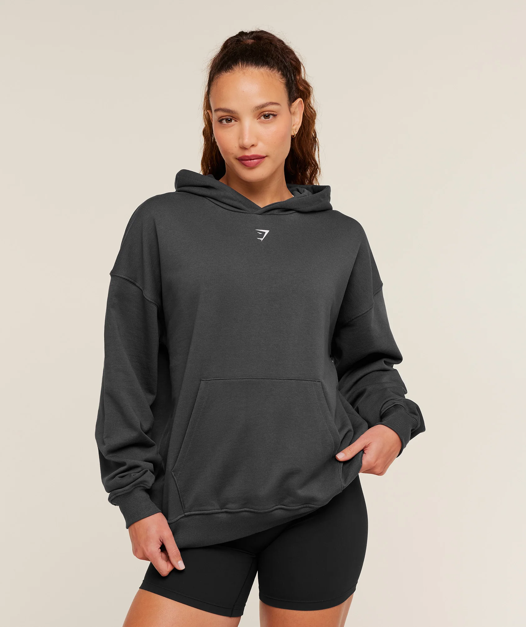 Gymshark Heavy Duty Oversized Hoodie - Grey - Image 2