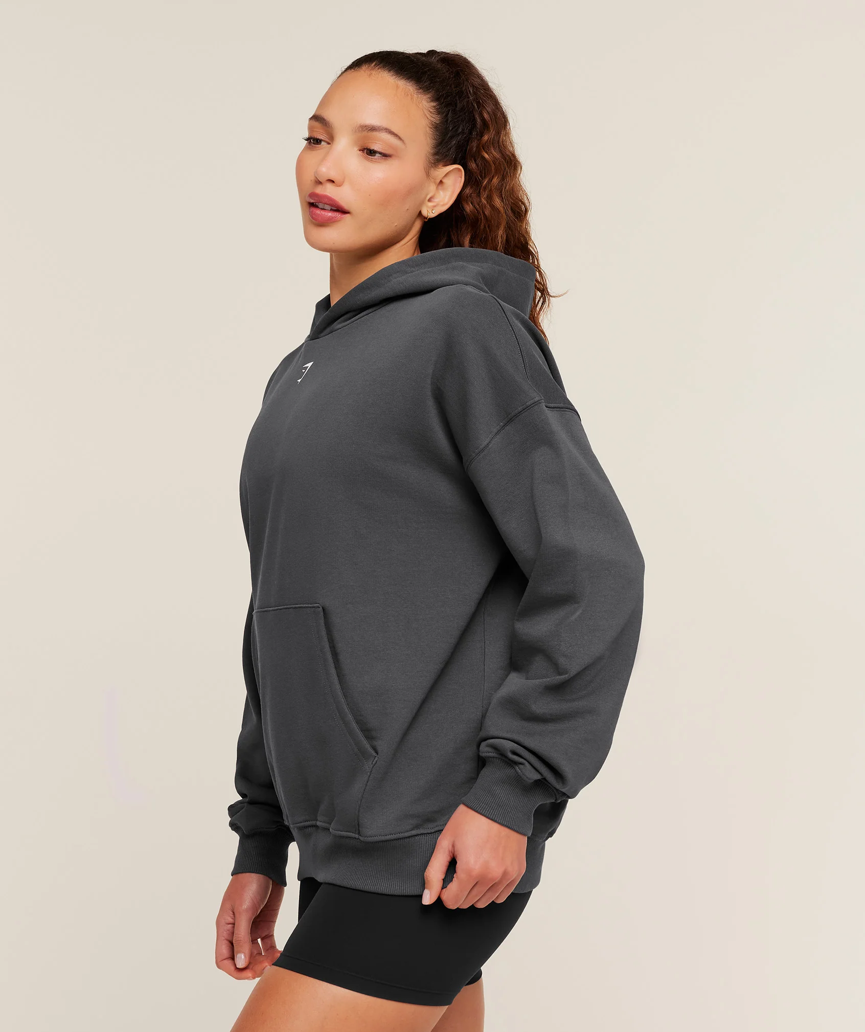 Gymshark Heavy Duty Oversized Hoodie - Grey - Image 3