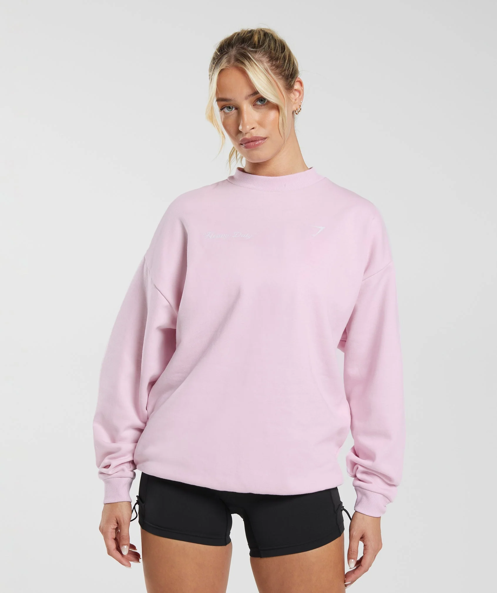 Gymshark Heavy Duty Oversized Sweatshirt - Lemonade Pink - Image 2