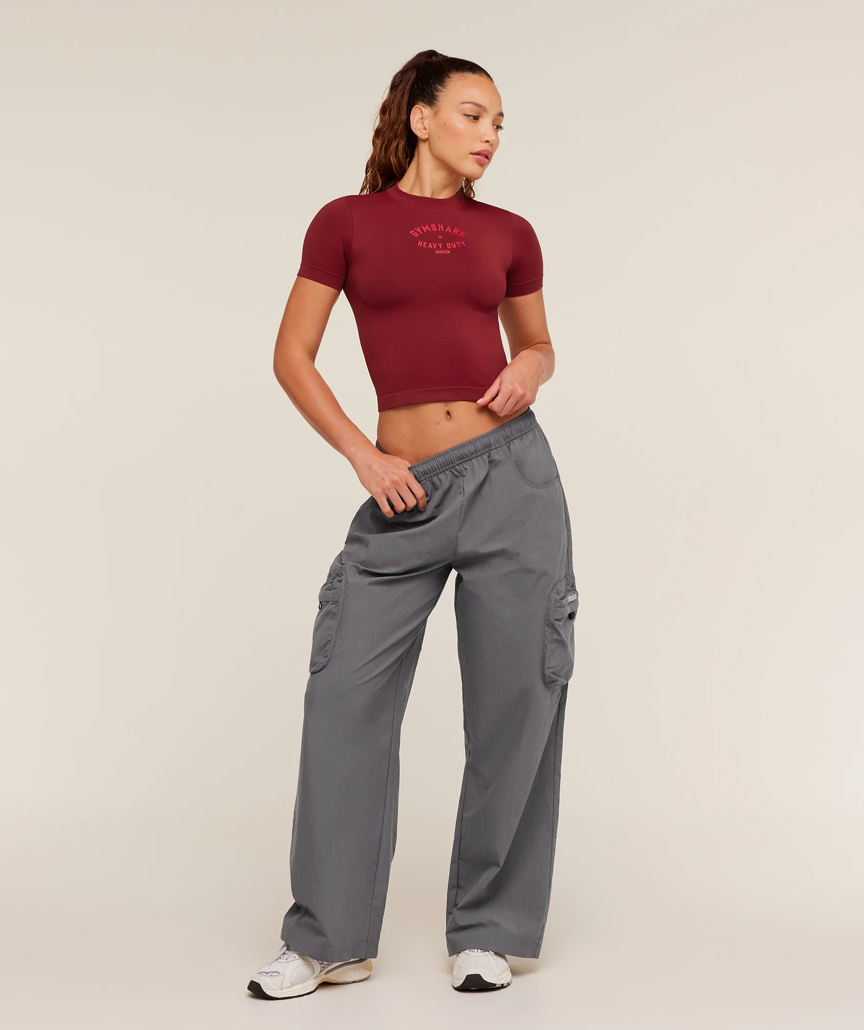 Gymshark Heavy Duty Seamless T-Shirt - Sets Red - Image 6
