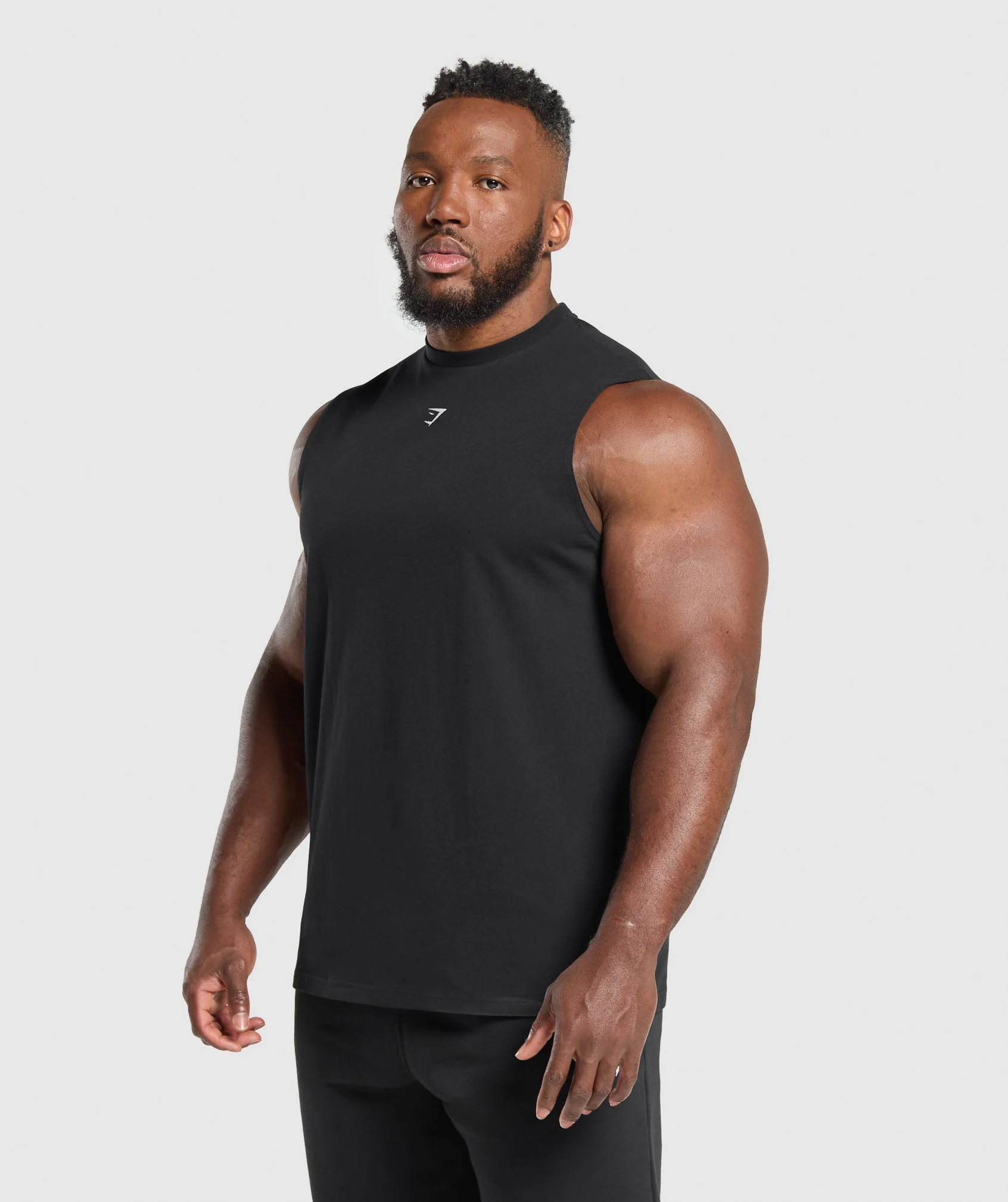 Gymshark Heavy Duty Tank - Black - Image 3