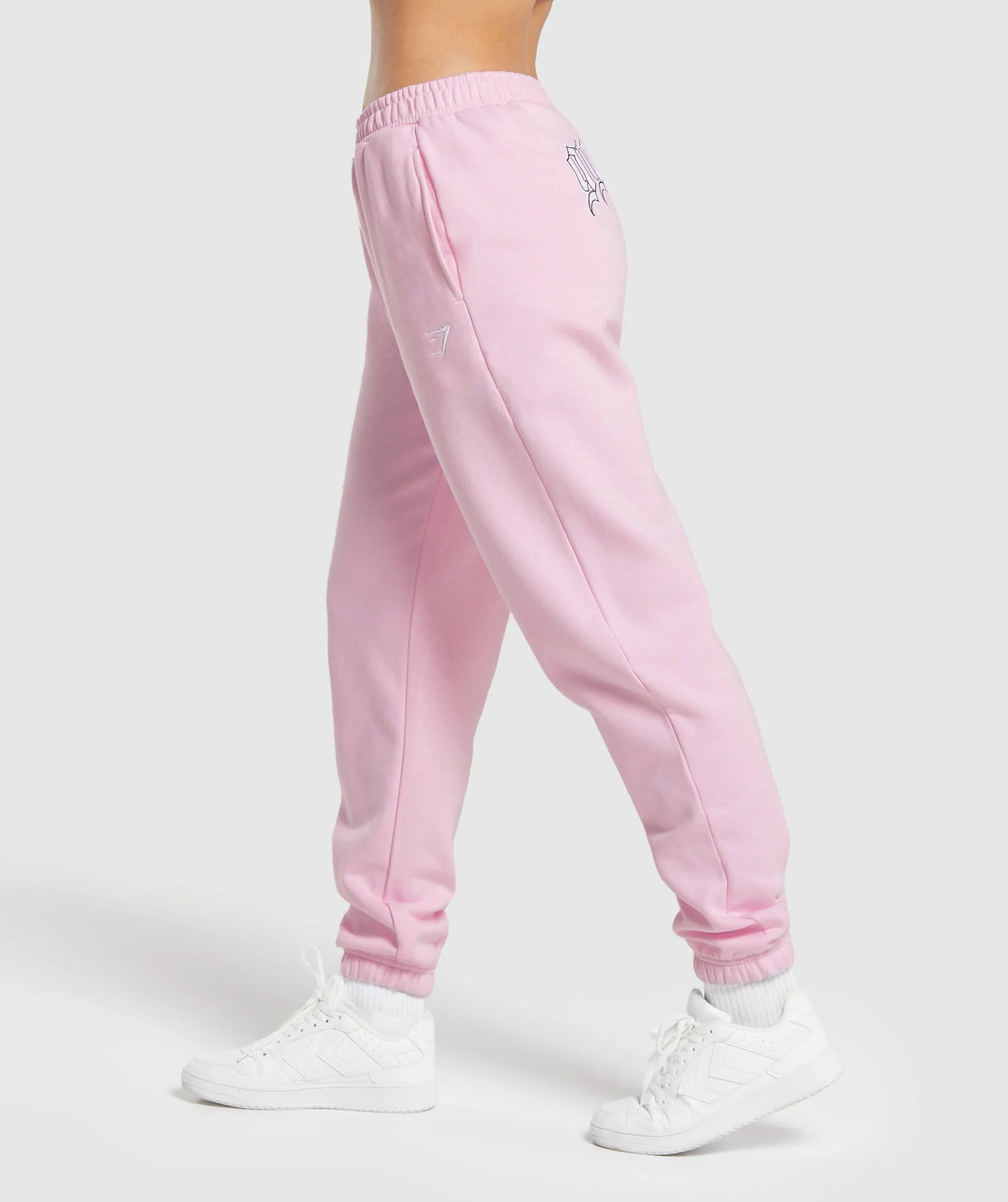 Gymshark Heavy Flex Graphic Joggers - Dolly Pink - Image 3