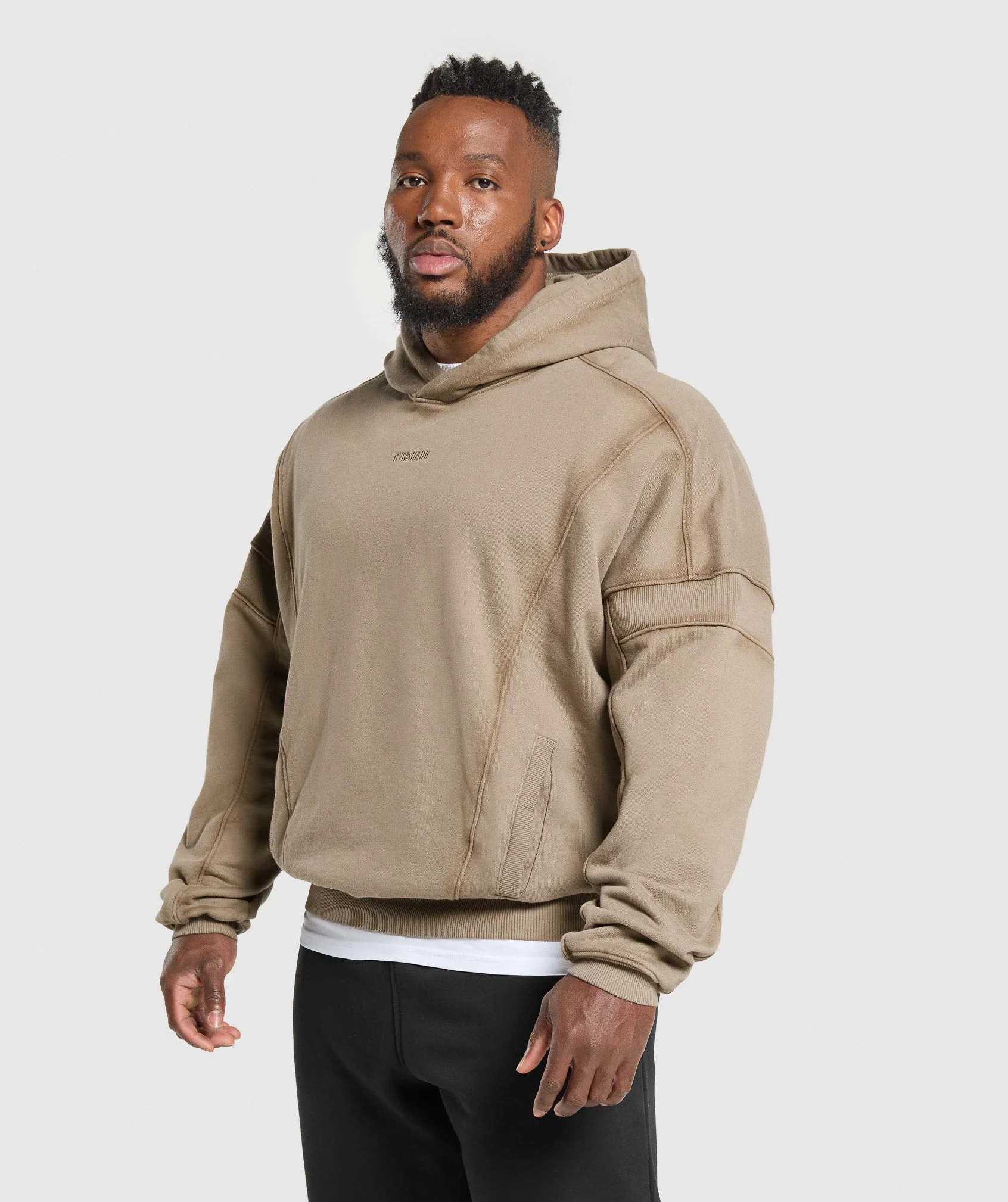 Gymshark Heavyweight Hoodie - Lifestyle Brown - Image 3