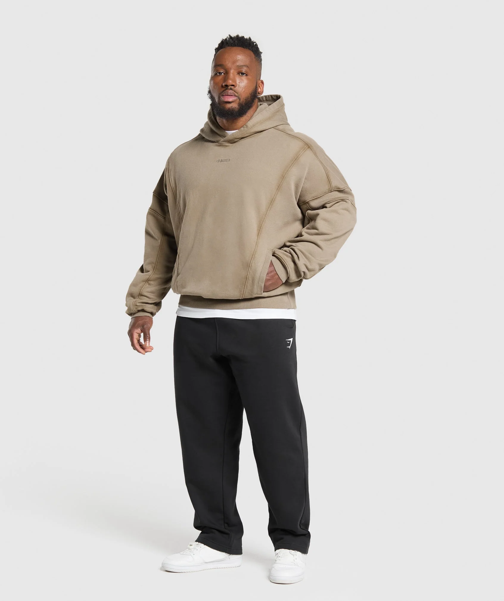 Gymshark Heavyweight Hoodie - Lifestyle Brown - Image 4