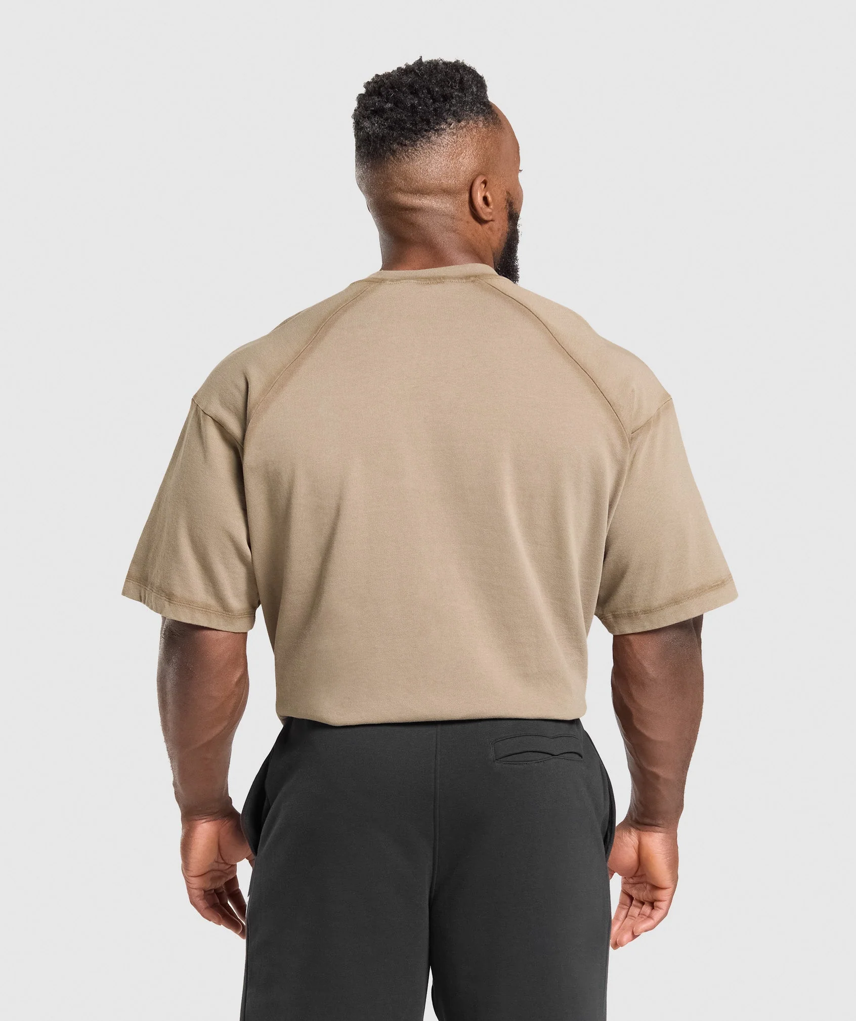 Gymshark Heavyweight T-Shirt - Lifestyle Brown - Image 2