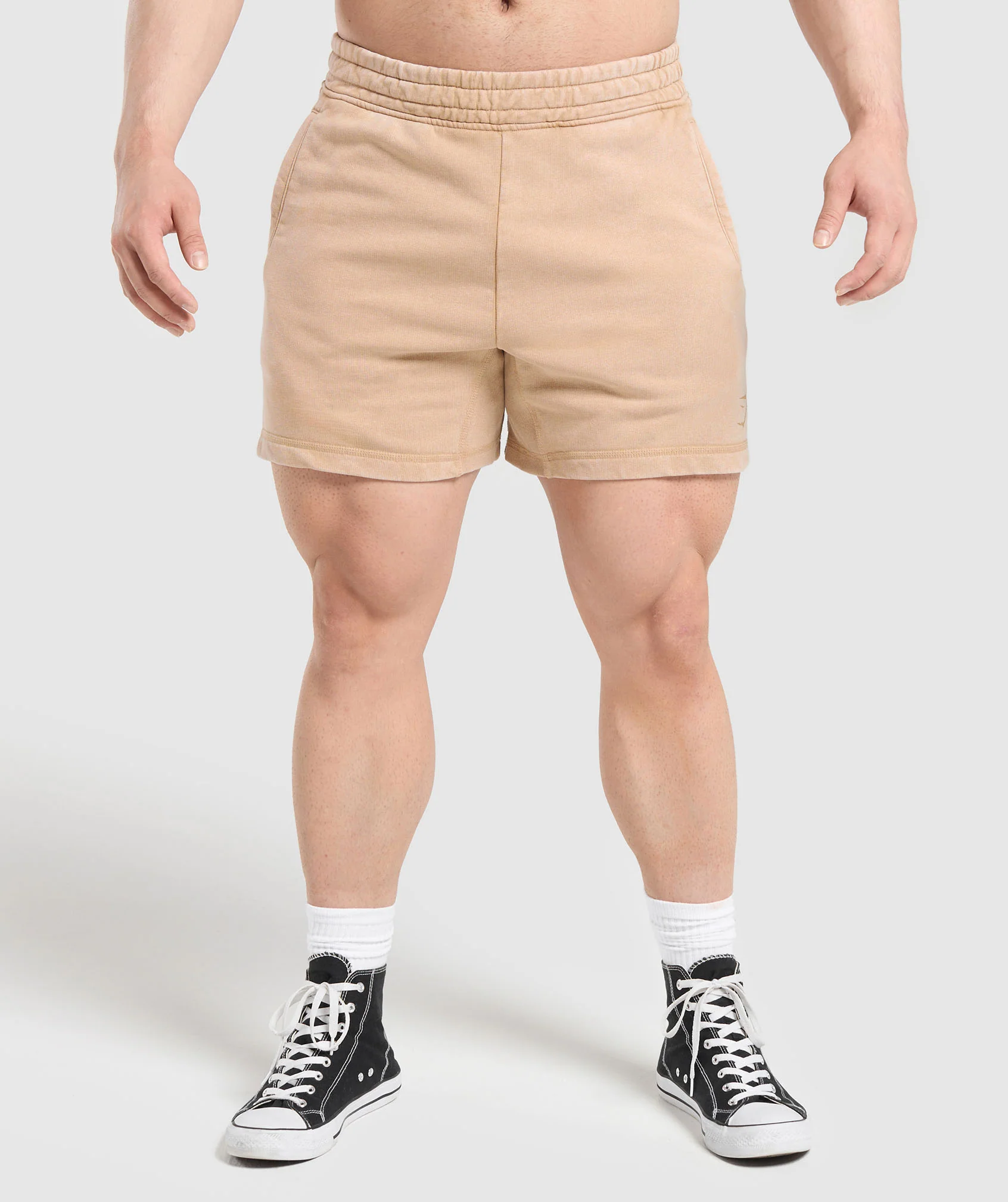 Gymshark Power 5" Shorts - Deep Fawn Brown