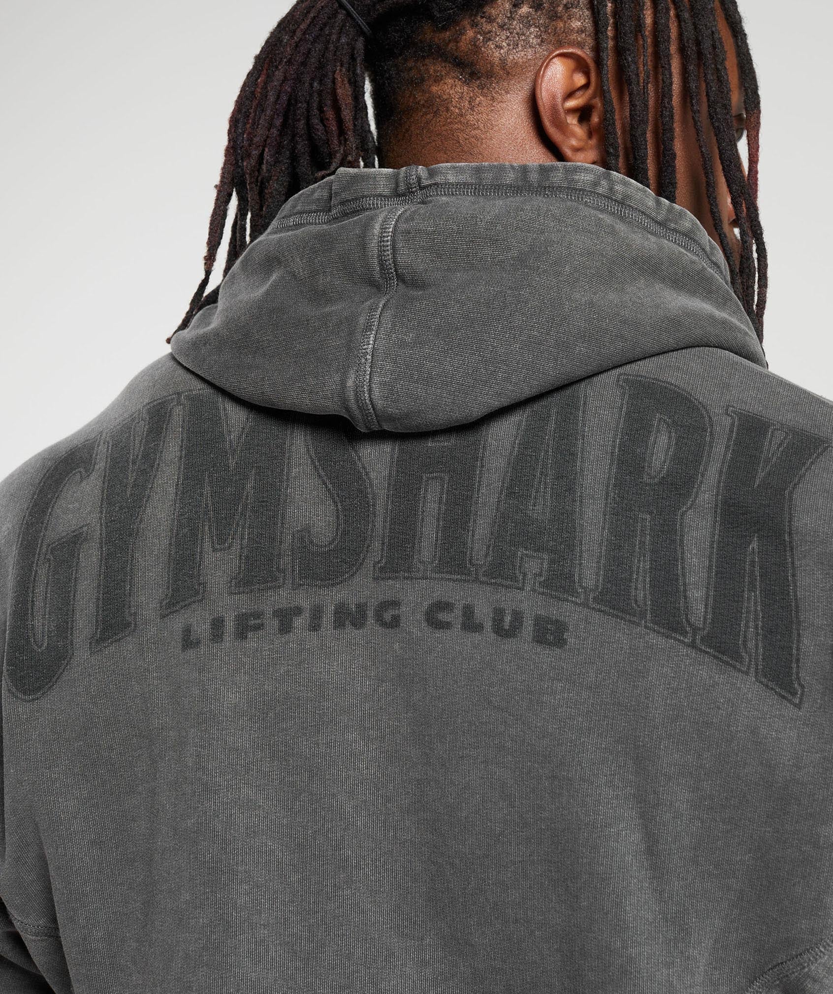 Gymshark Heritage Washed Hoodie - Onyx Grey - Image 7