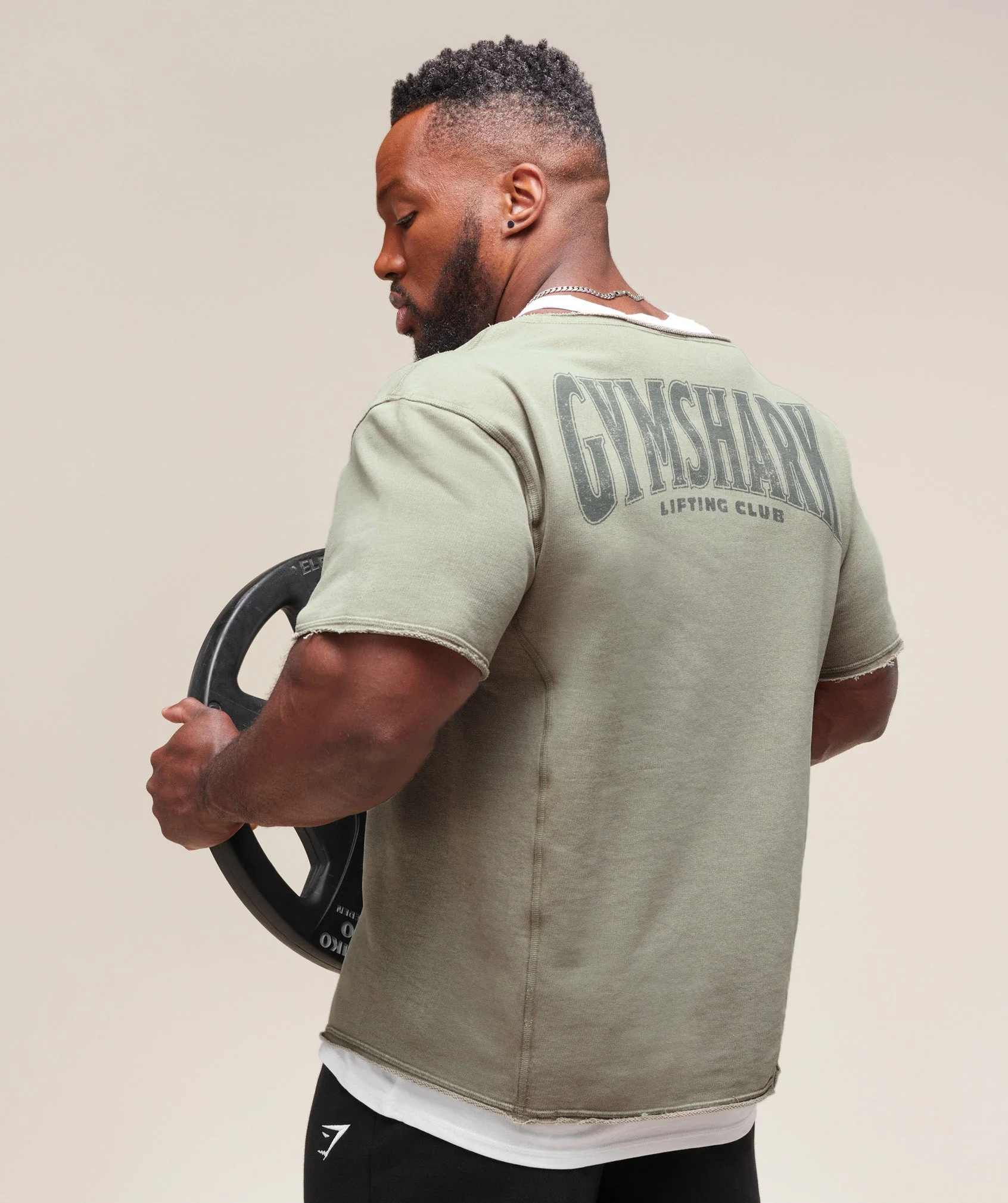 Gymshark Heritage Washed Rag Top - Stone Grey - Image 4