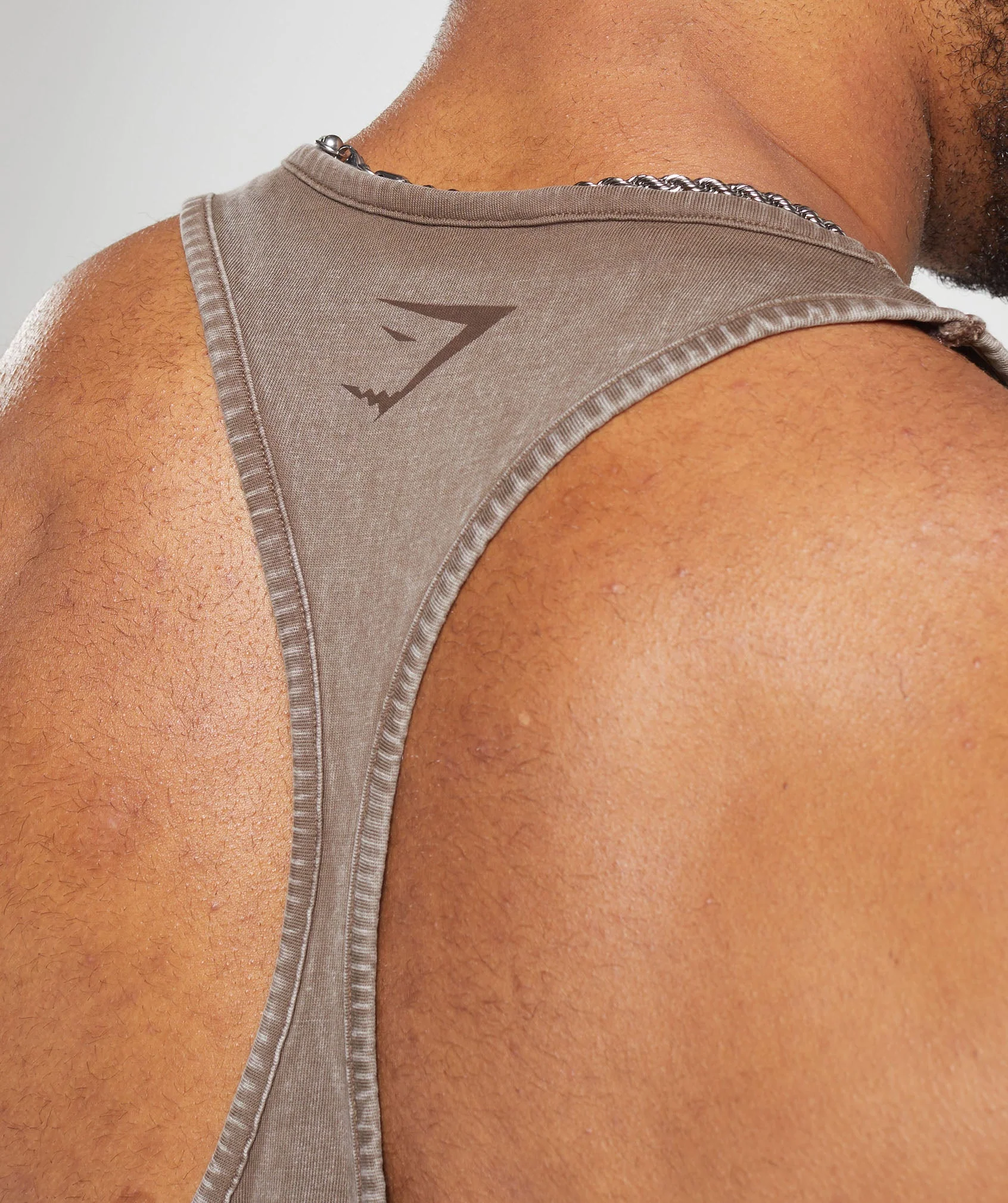 Gymshark Heritage Washed Stringer - Penny Brown - Image 5