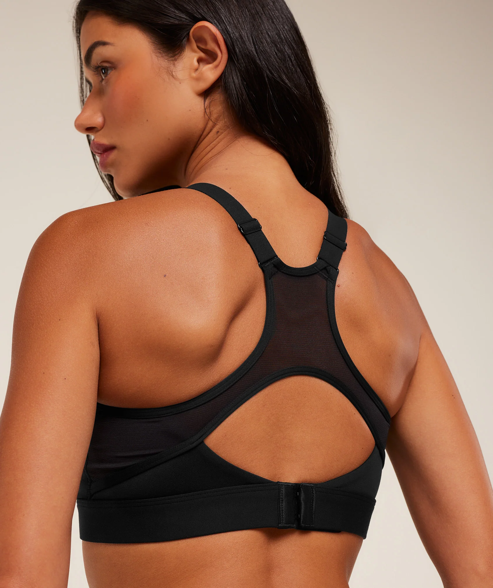 Gymshark High Coverage High Support Sports Bra - Black - Image 5
