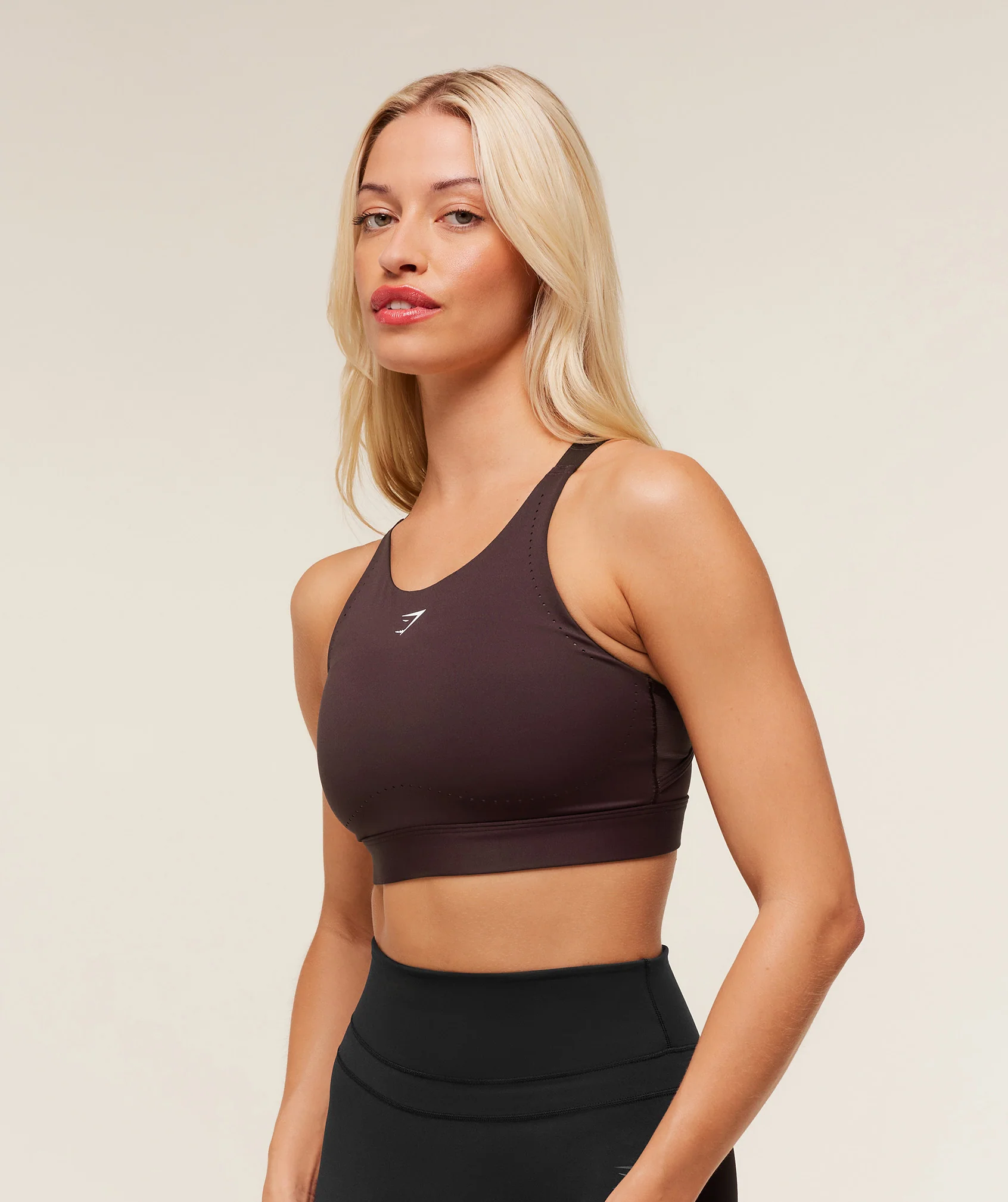 Gymshark High Coverage High Support Sports Bra - Cherry Purple - Image 3