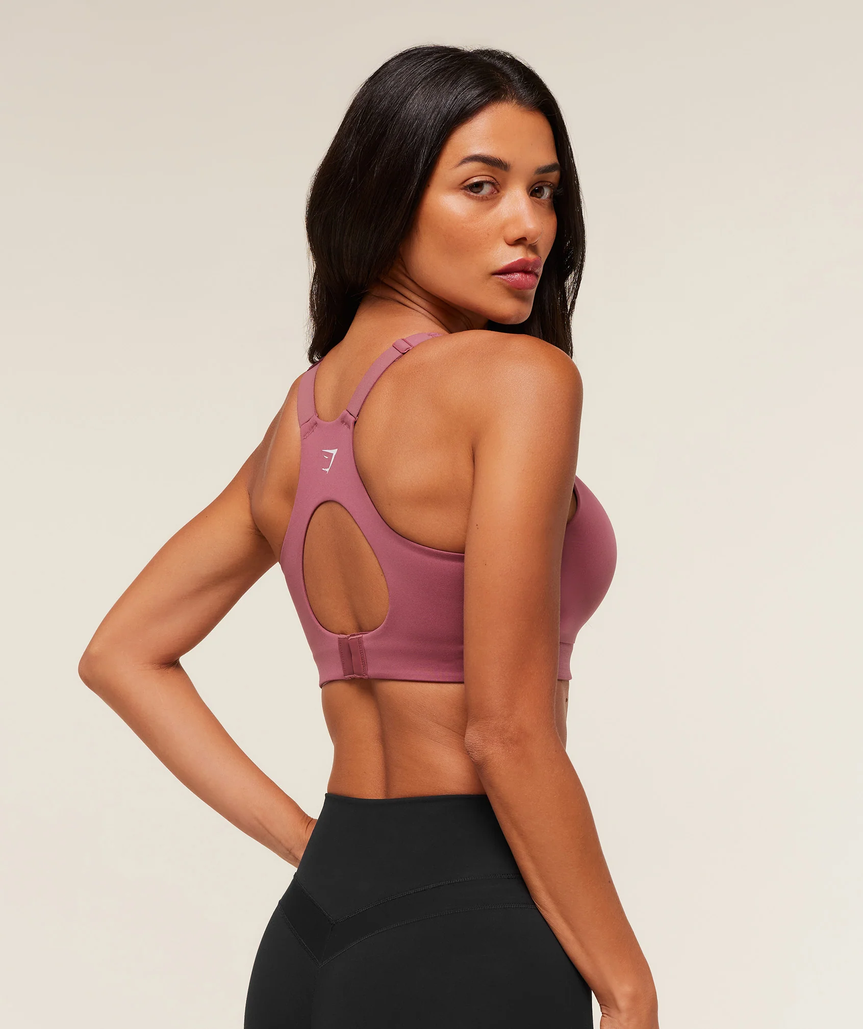 Gymshark High Support V-Neck Sports Bra - Reset Pink - Image 2