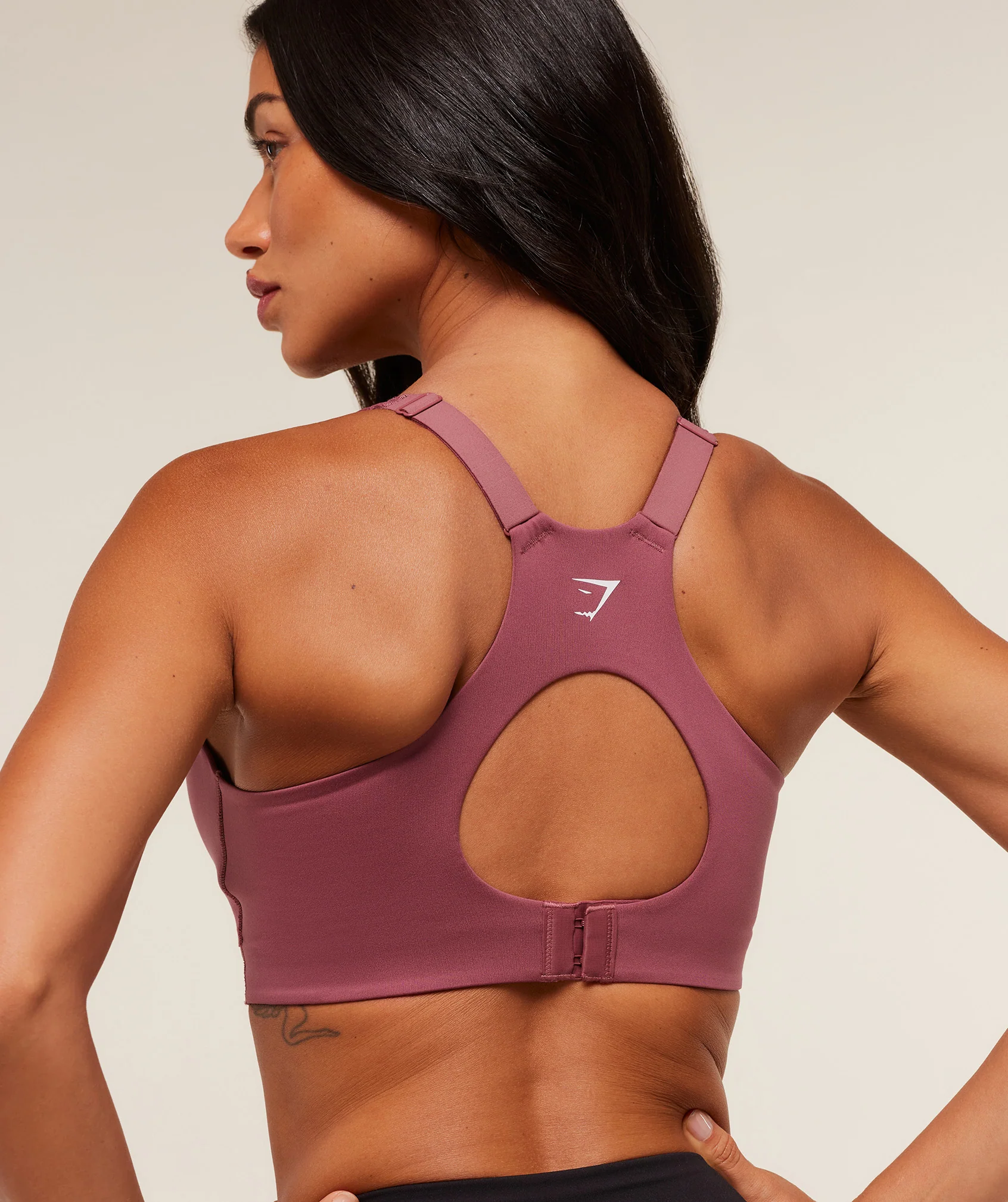 Gymshark High Support V-Neck Sports Bra - Reset Pink - Image 5