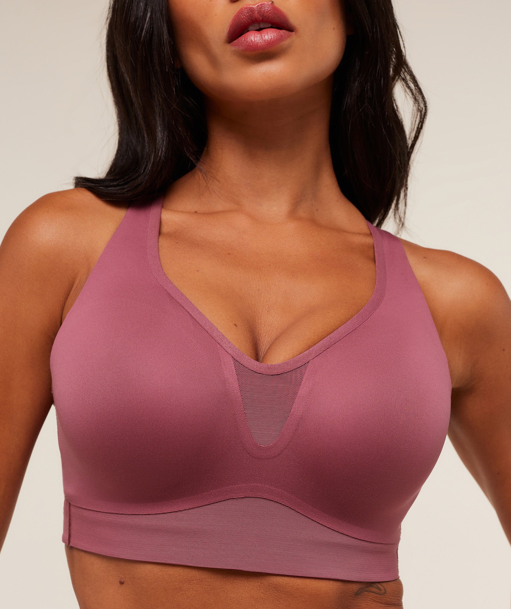 Gymshark High Support V-Neck Sports Bra - Reset Pink - Image 6