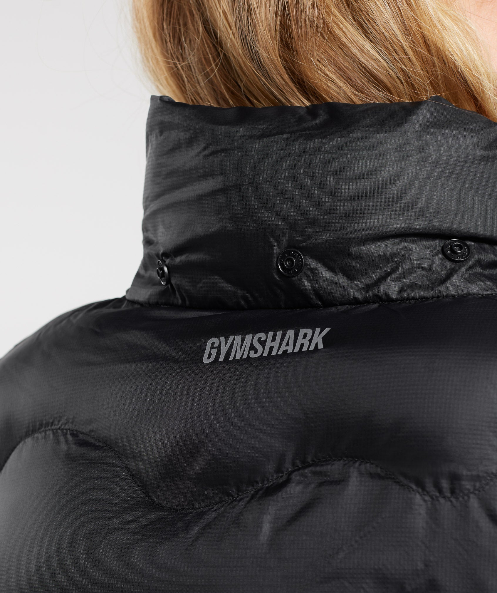 Gymshark Hull Midi Puffer Jacket - Black - Image 5