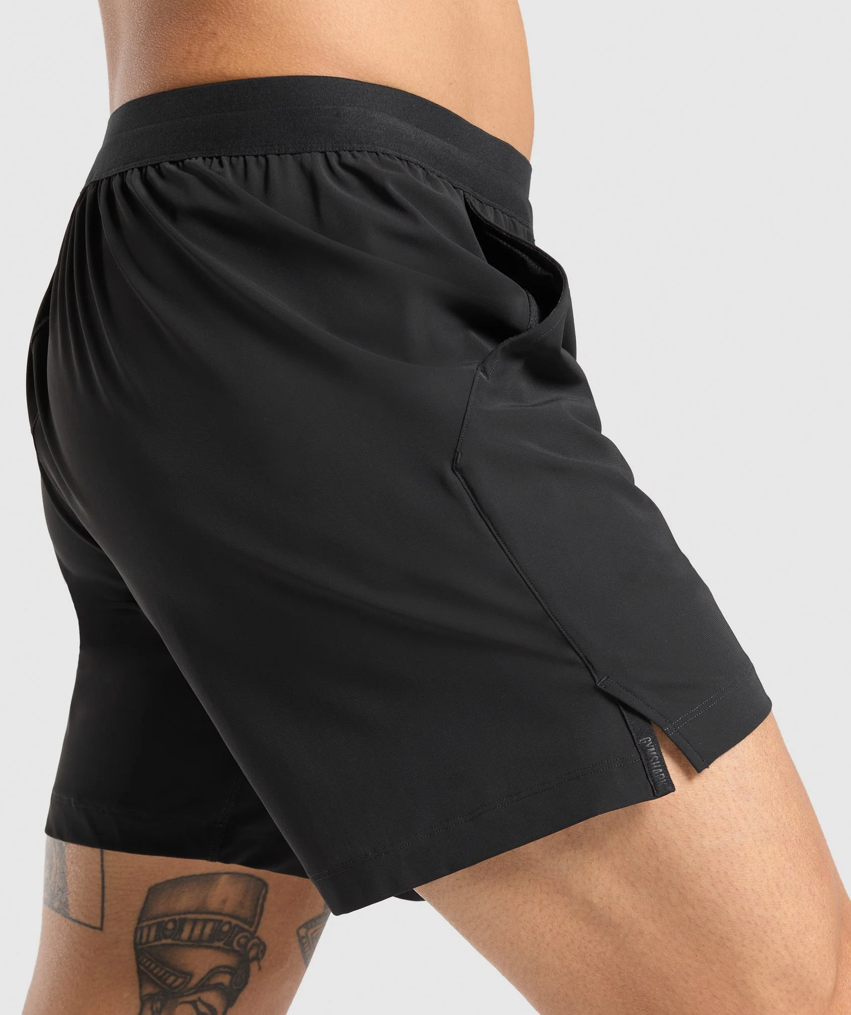 Gymshark Hybrid 6" Shorts - Black - Image 6