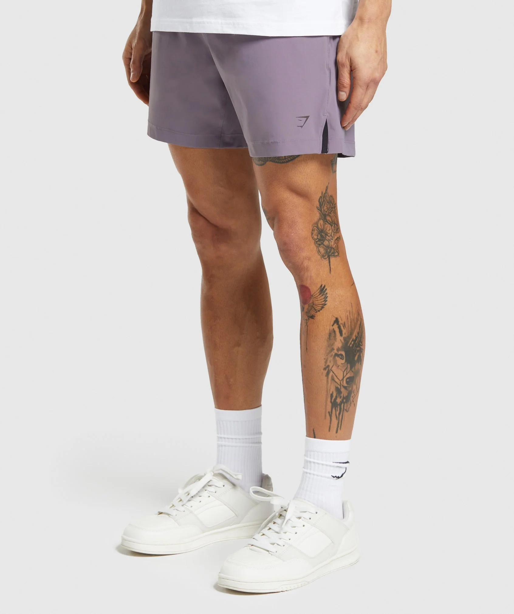 Gymshark Hybrid 6" Shorts - Fog Purple - Image 3