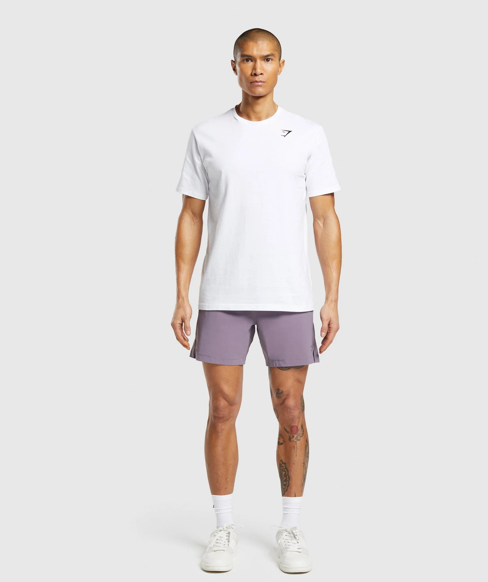 Gymshark Hybrid 6" Shorts - Fog Purple - Image 4