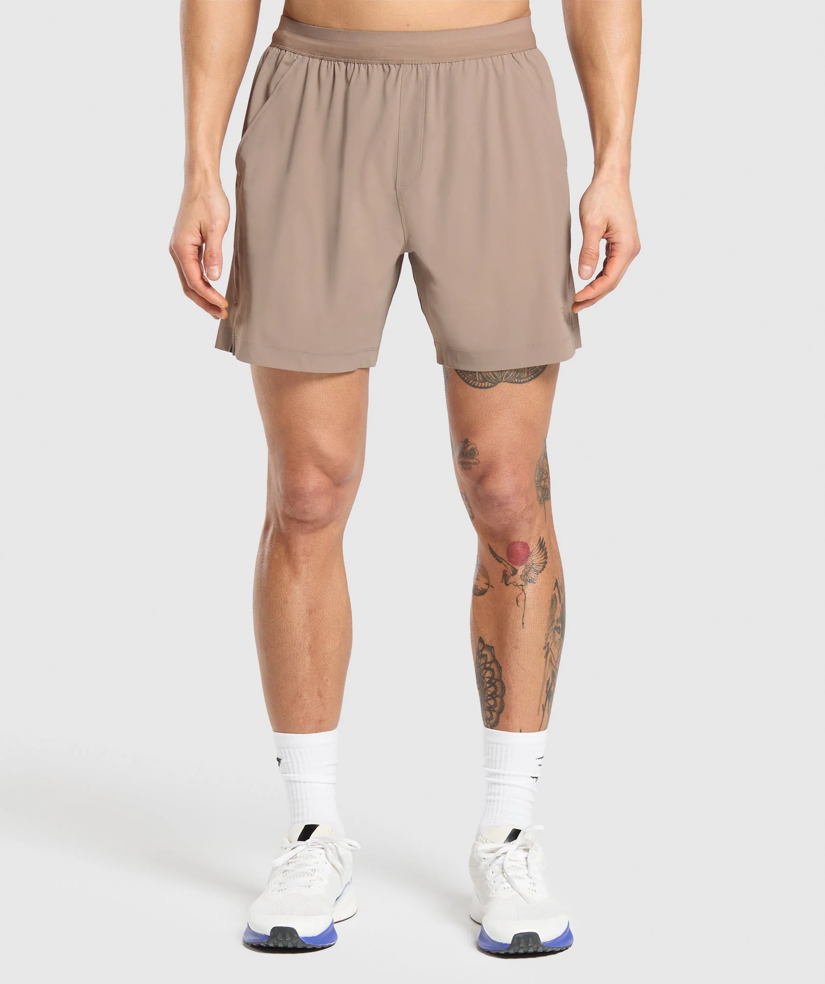 Gymshark Hybrid 6" Shorts - Lifestyle Brown