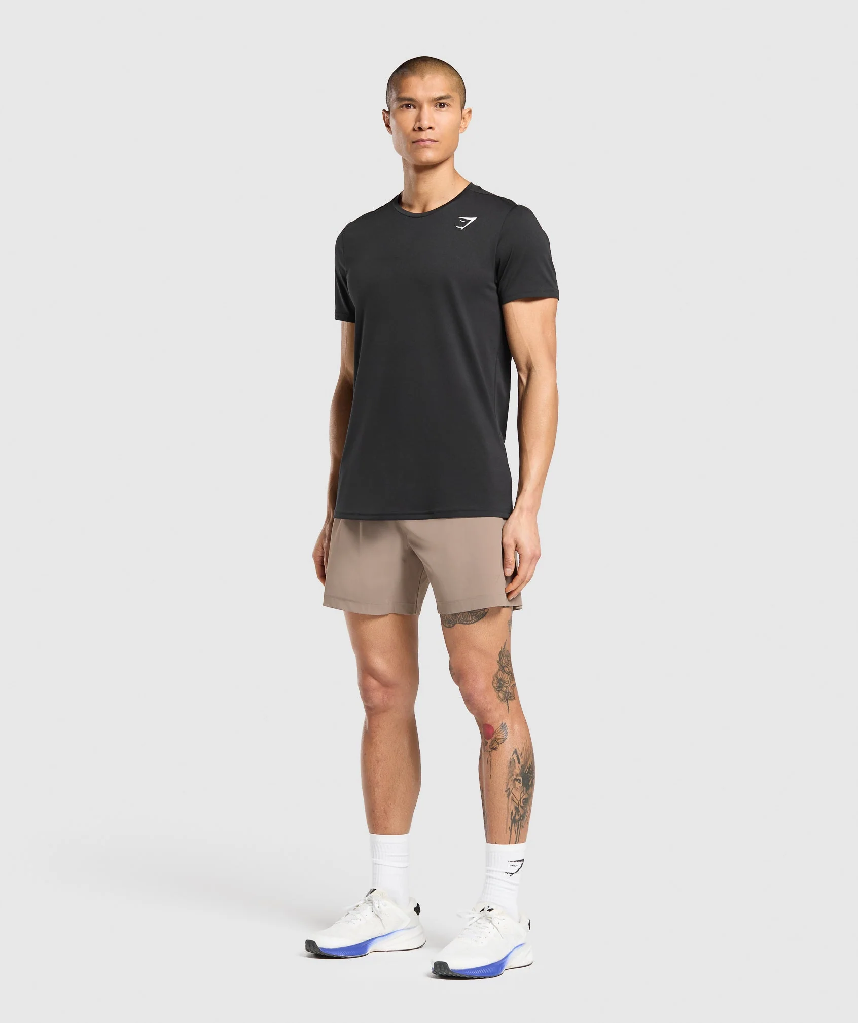 Gymshark Hybrid 6" Shorts - Lifestyle Brown - Image 4