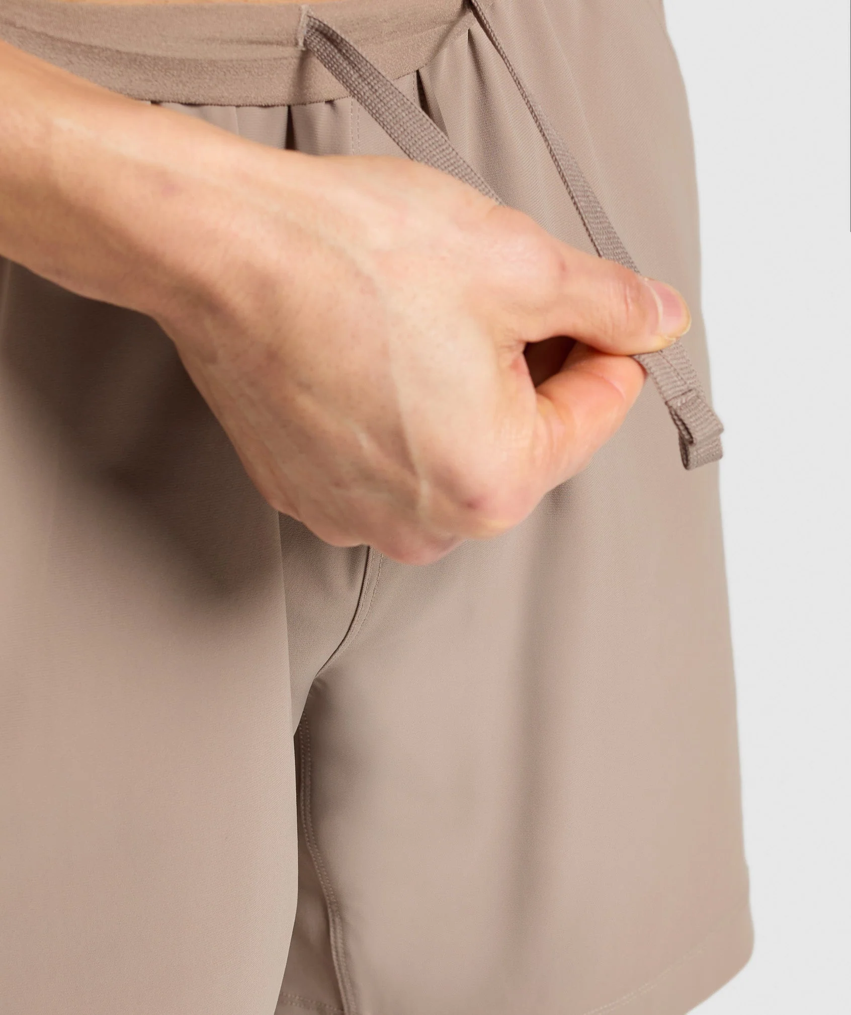 Gymshark Hybrid 6" Shorts - Lifestyle Brown - Image 5