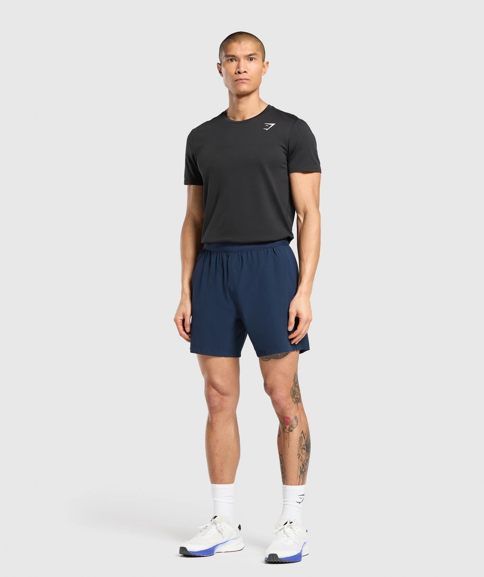 Gymshark Hybrid 6" Shorts - Navy - Image 4