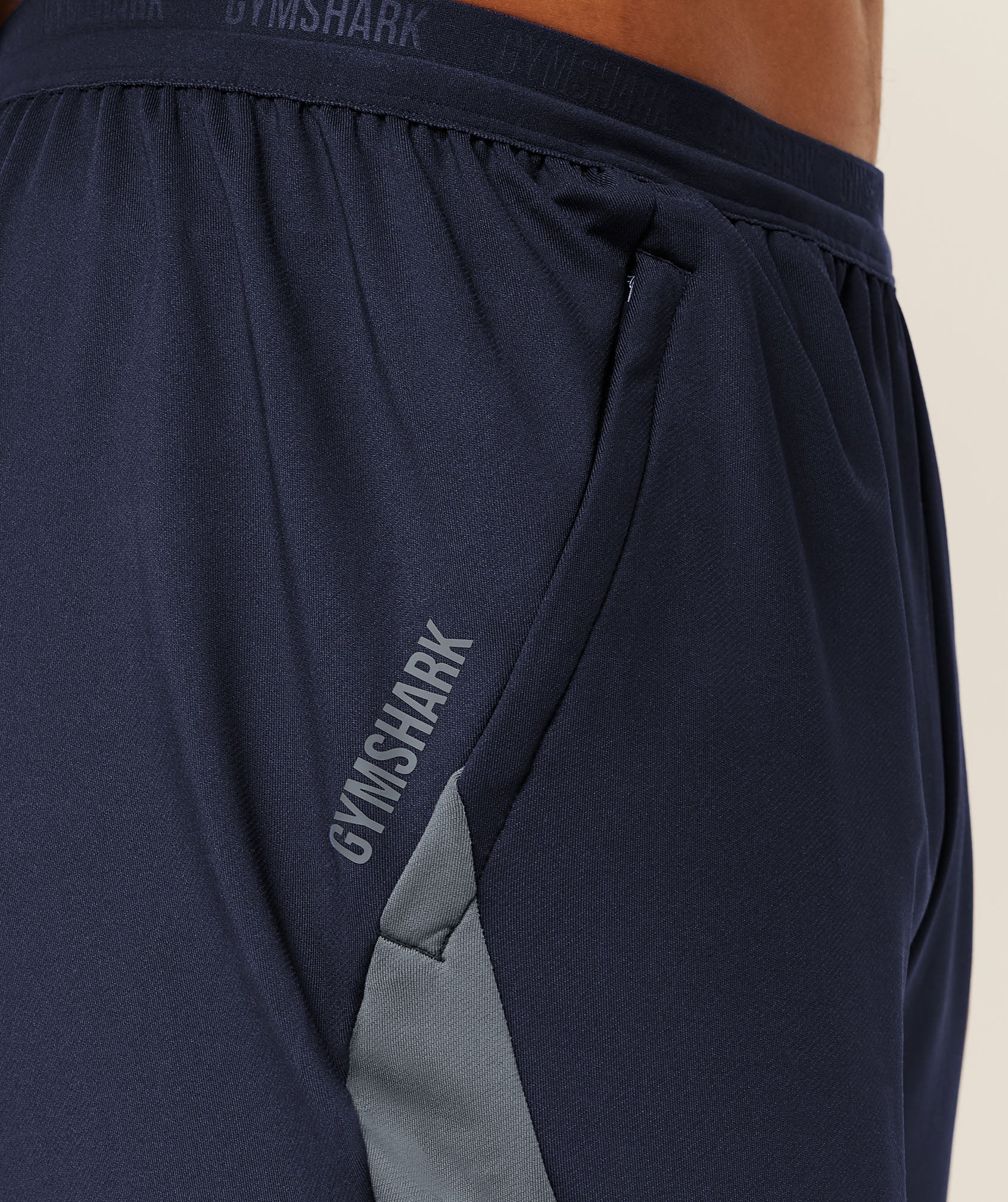 Gymshark Hybrid Sport Pants - Heavy Blue/Iron Blue - Image 6