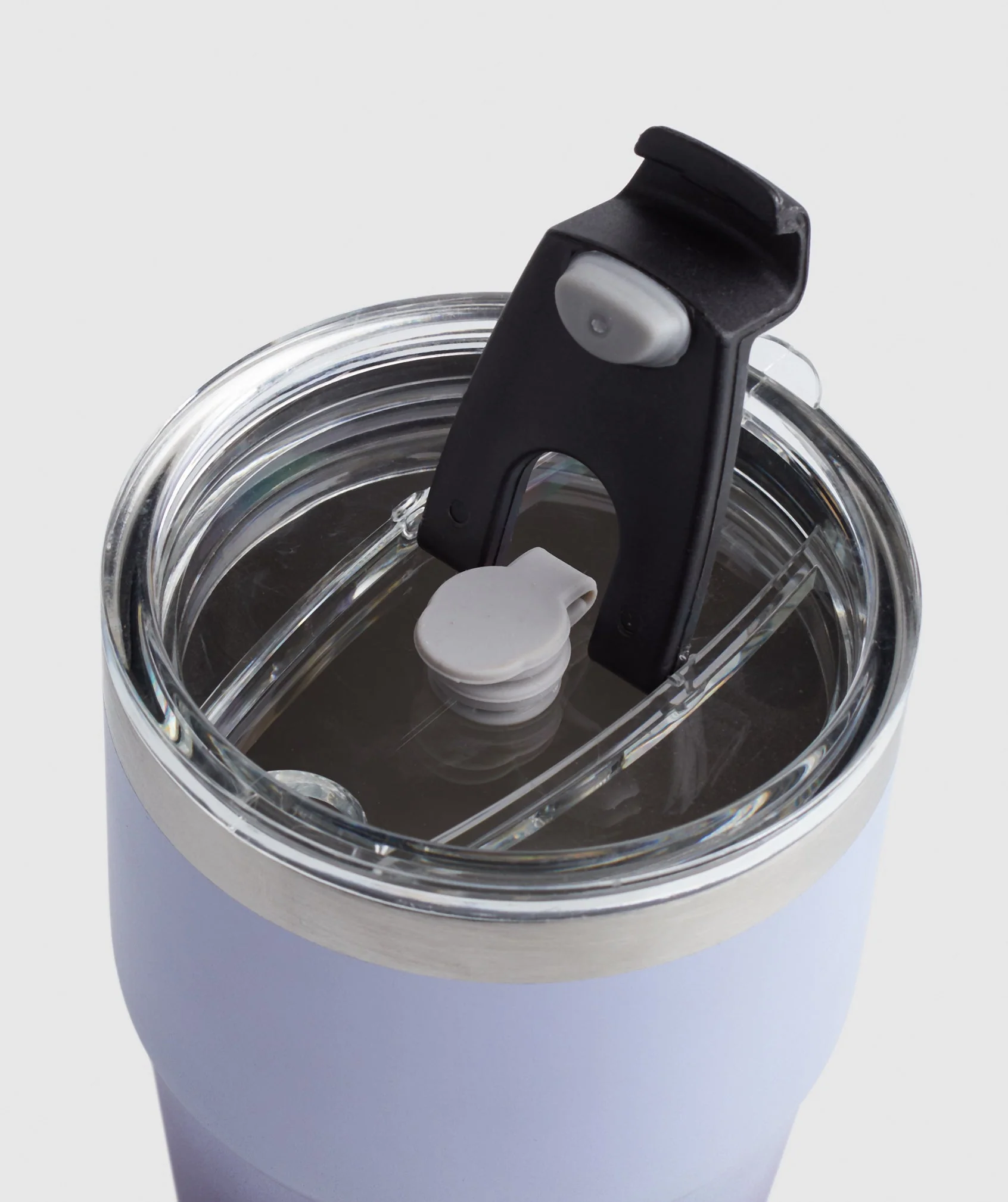 Gymshark Insulated Straw Cup - Mystic Lilac/Dewberry Purple - Image 3