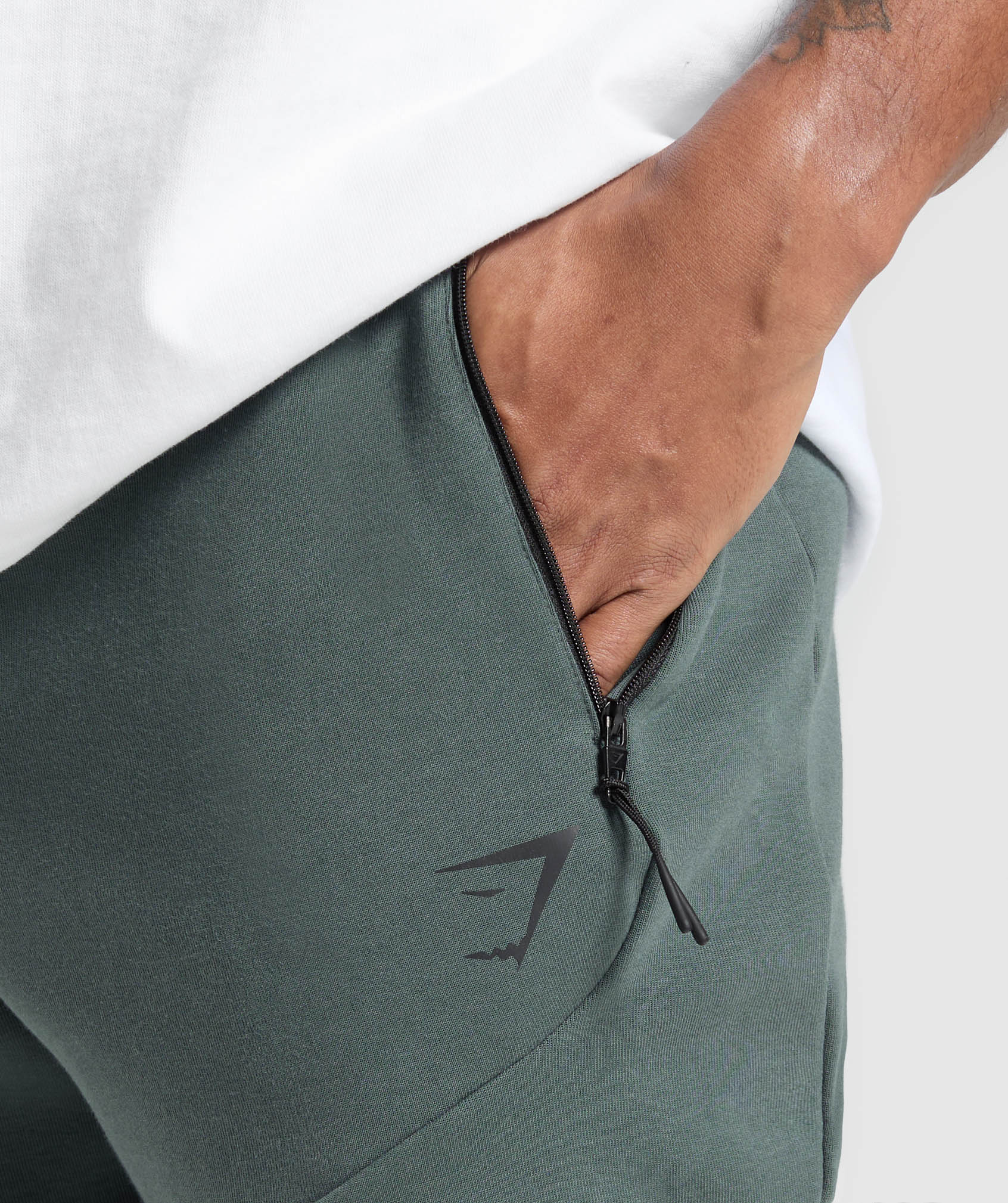 Gymshark Interlock Tech 6" Shorts - Slate Teal - Image 5