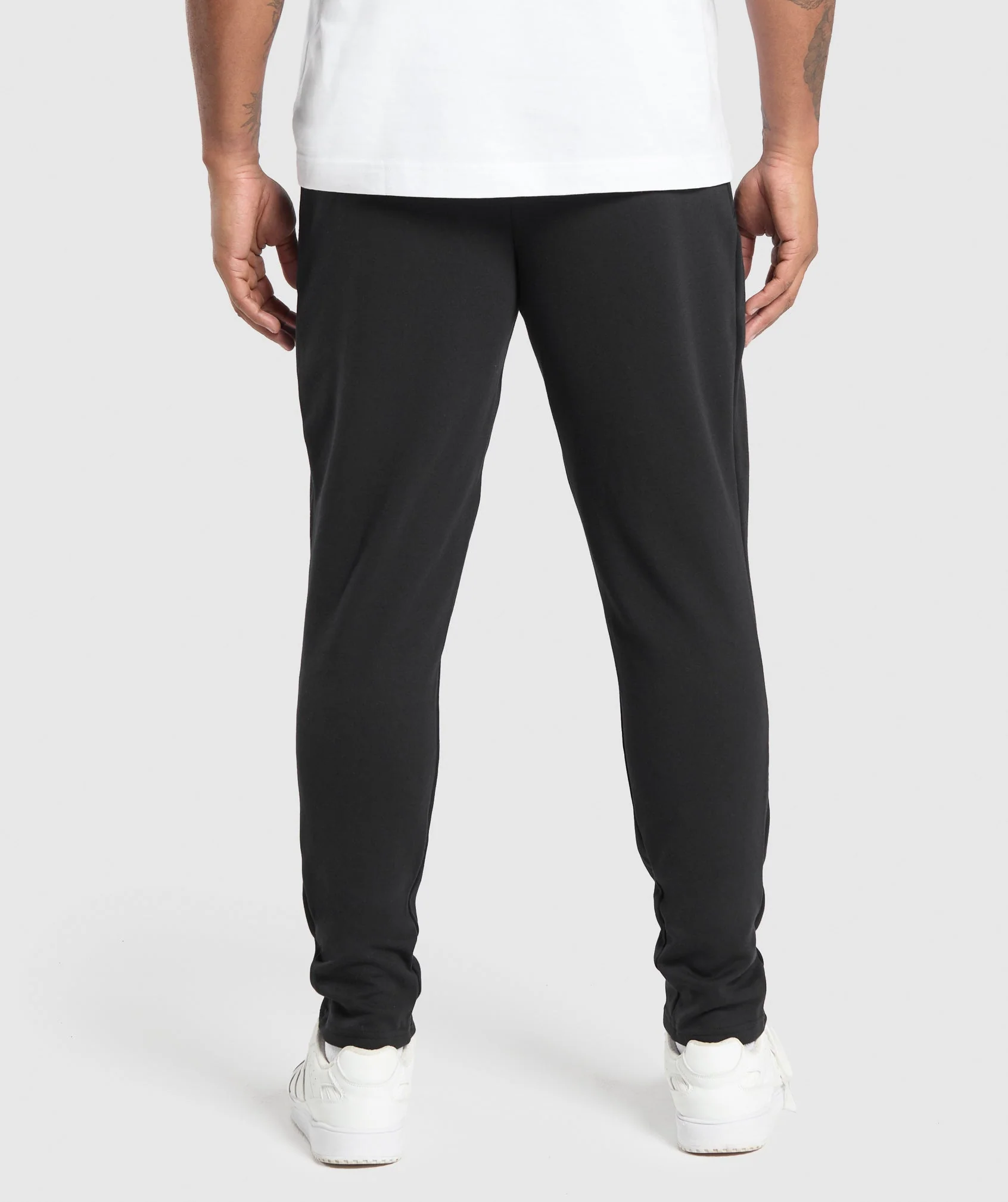 Gymshark Interlock Tech Joggers - Black - Image 3