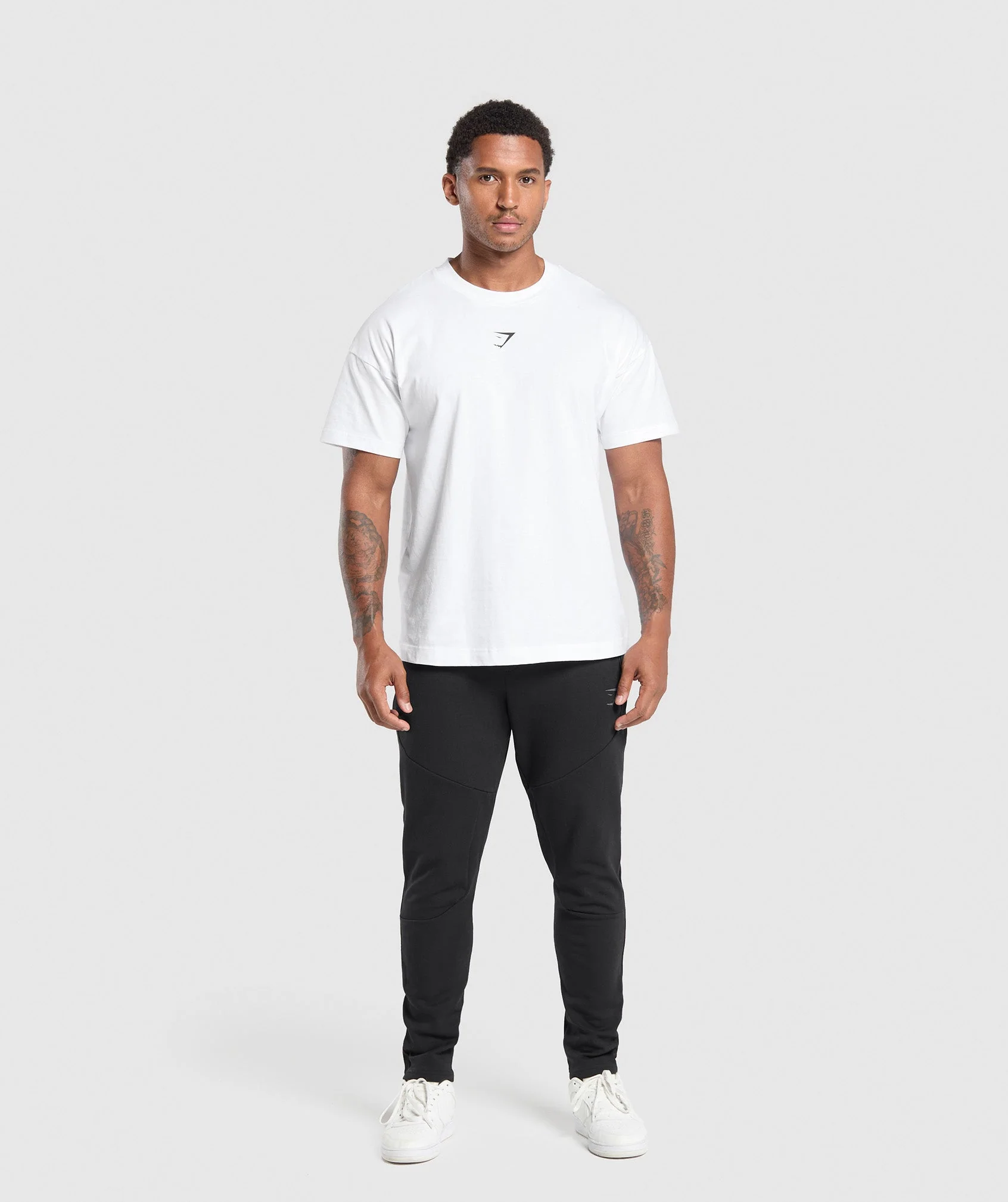 Gymshark Interlock Tech Joggers - Black - Image 4