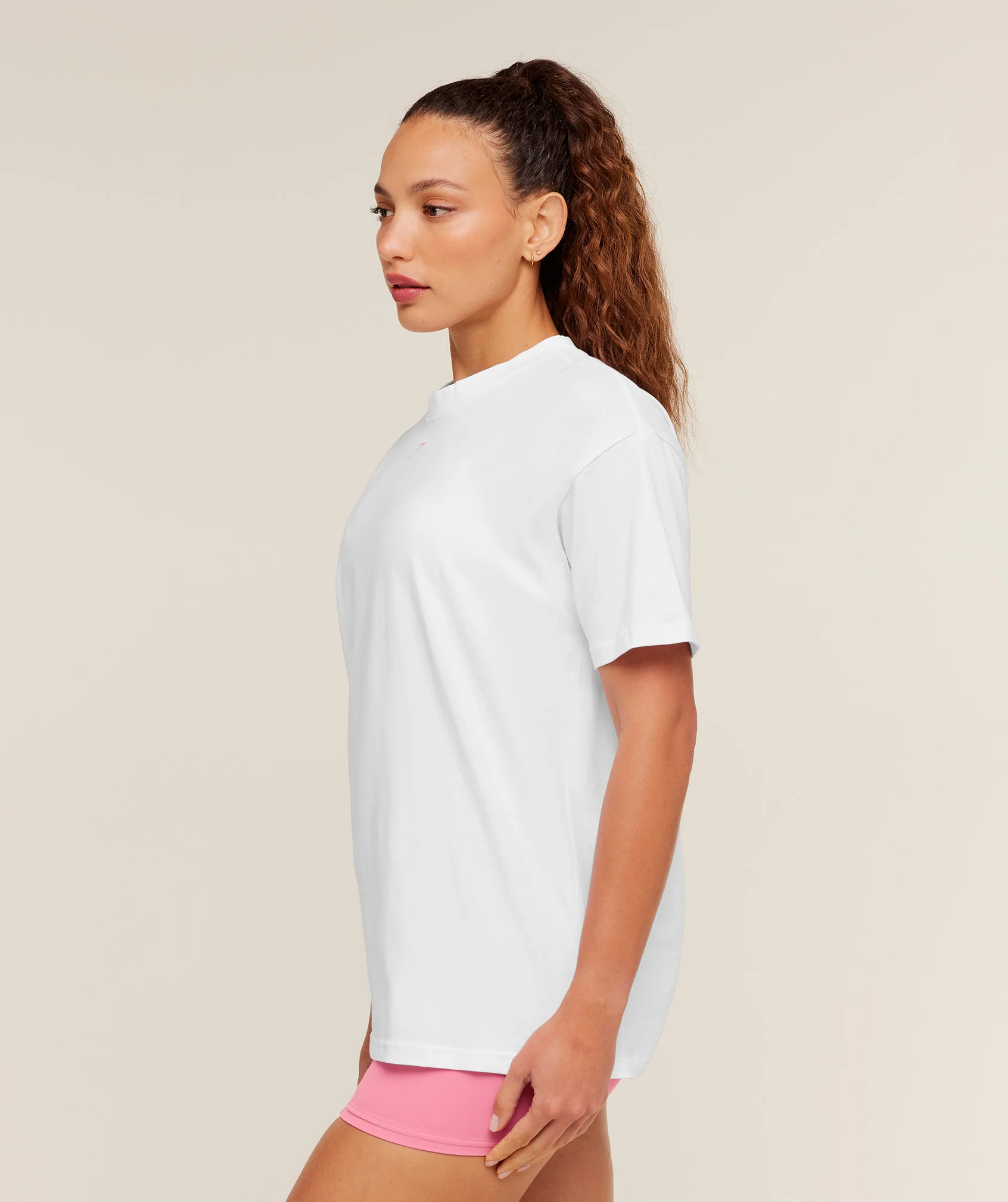 Gymshark Just Peachy Graphic T-Shirt - GS White - Image 3