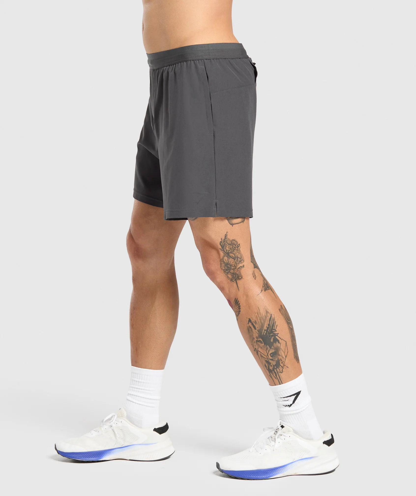 Gymshark Land to Water 6" Shorts - Asphalt Grey