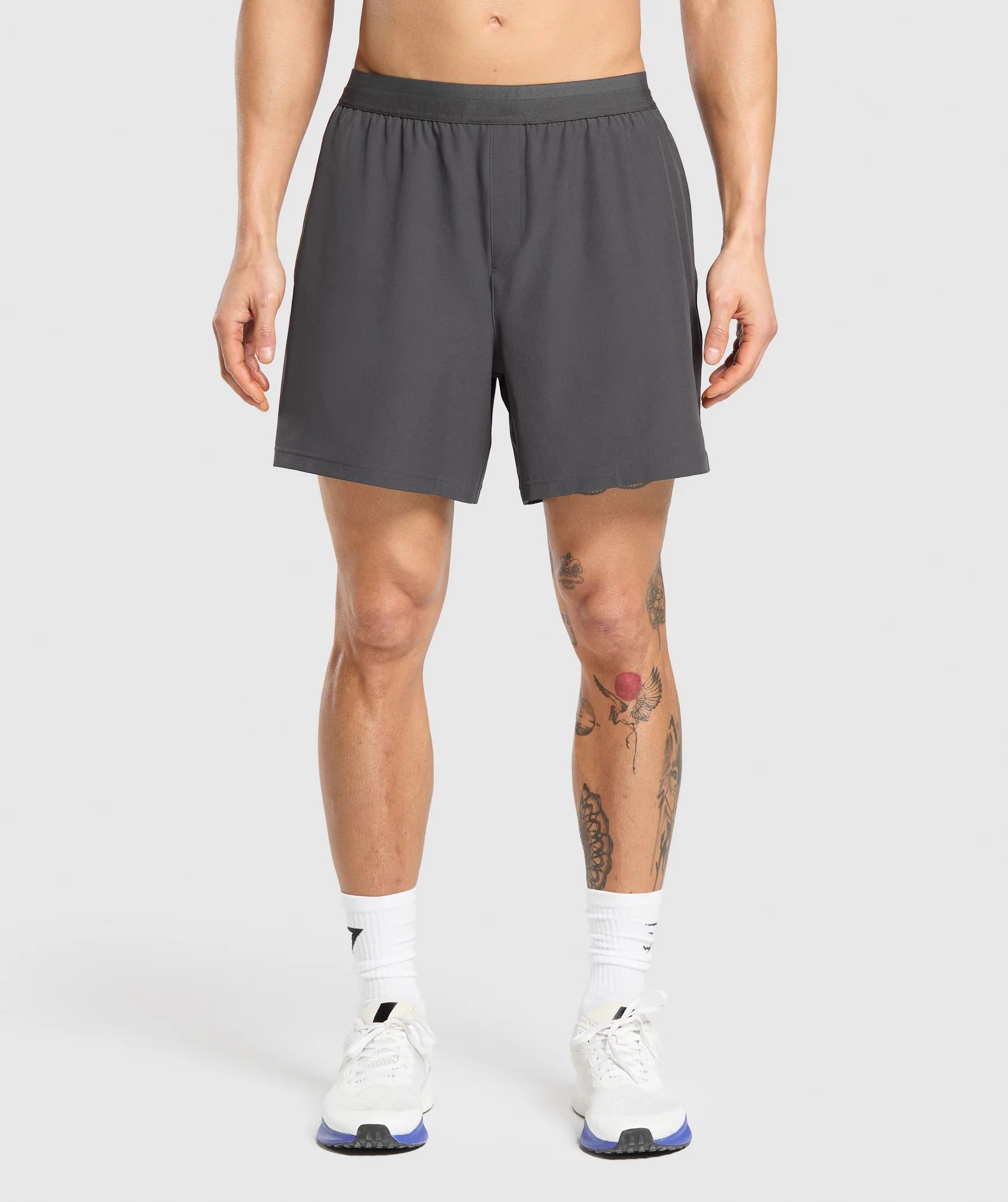 Gymshark Land to Water 6" Shorts - Asphalt Grey - Image 2