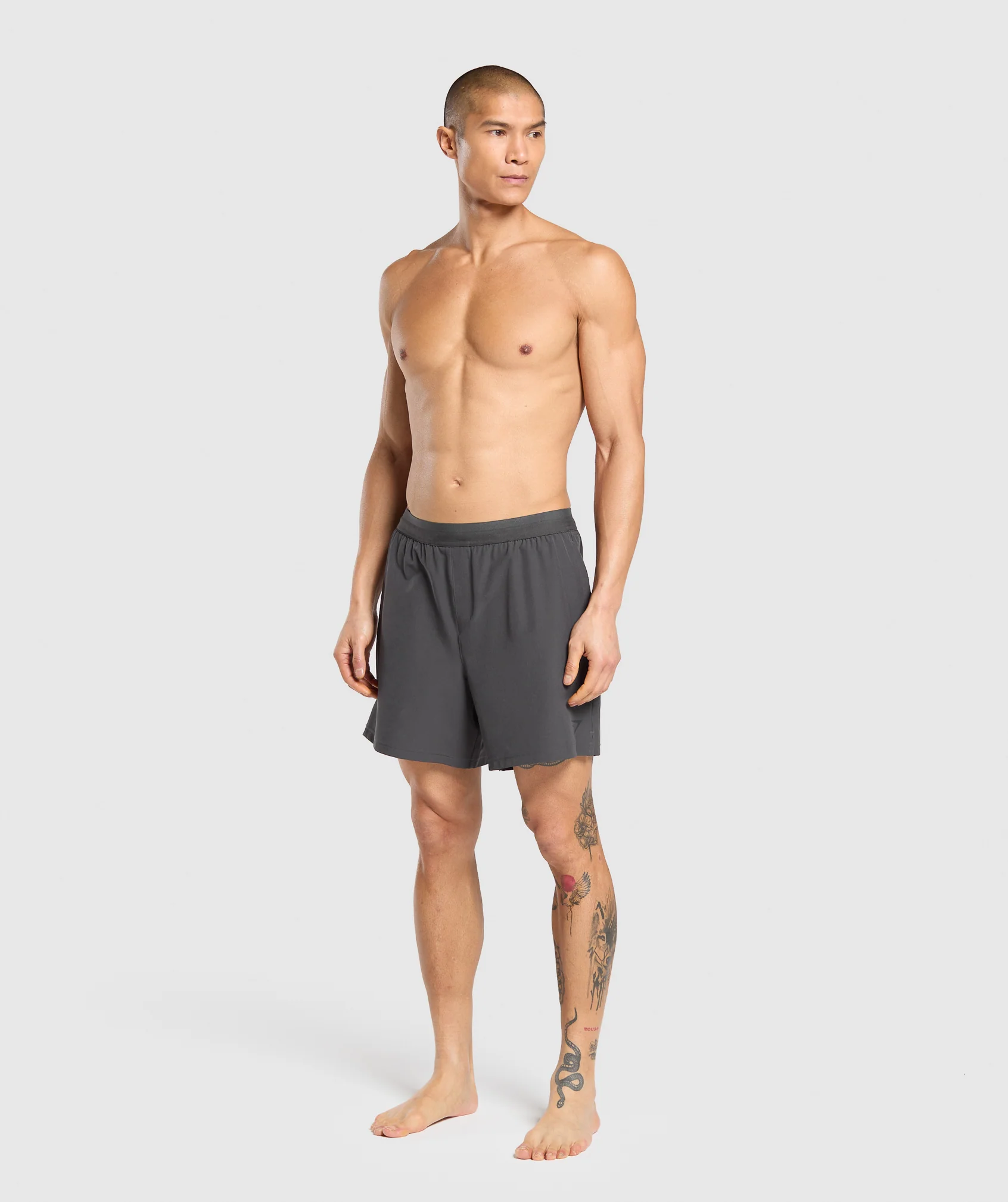 Gymshark Land to Water 6" Shorts - Asphalt Grey - Image 5