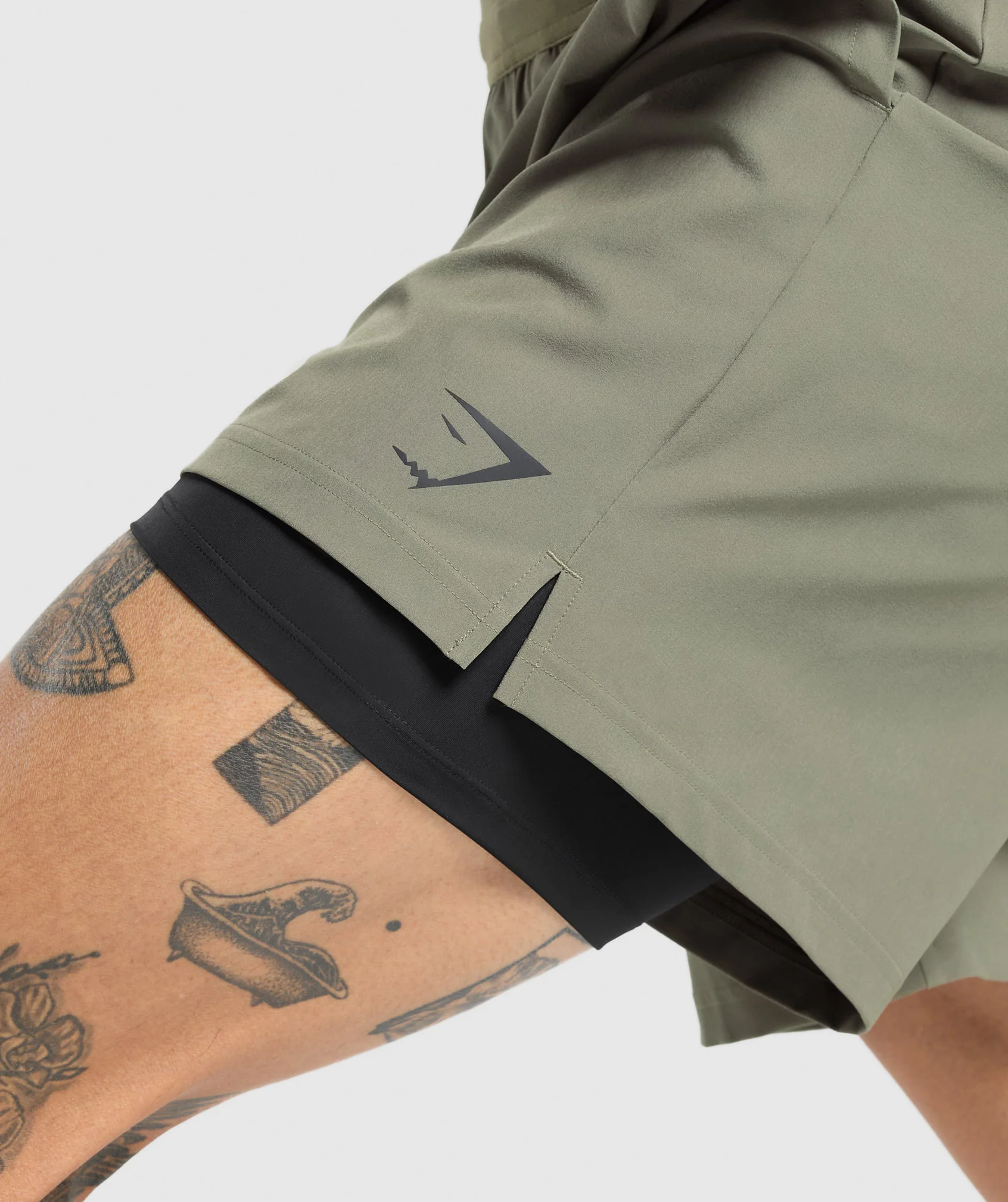 Gymshark Land to Water 6" Shorts - Base Green - Image 9