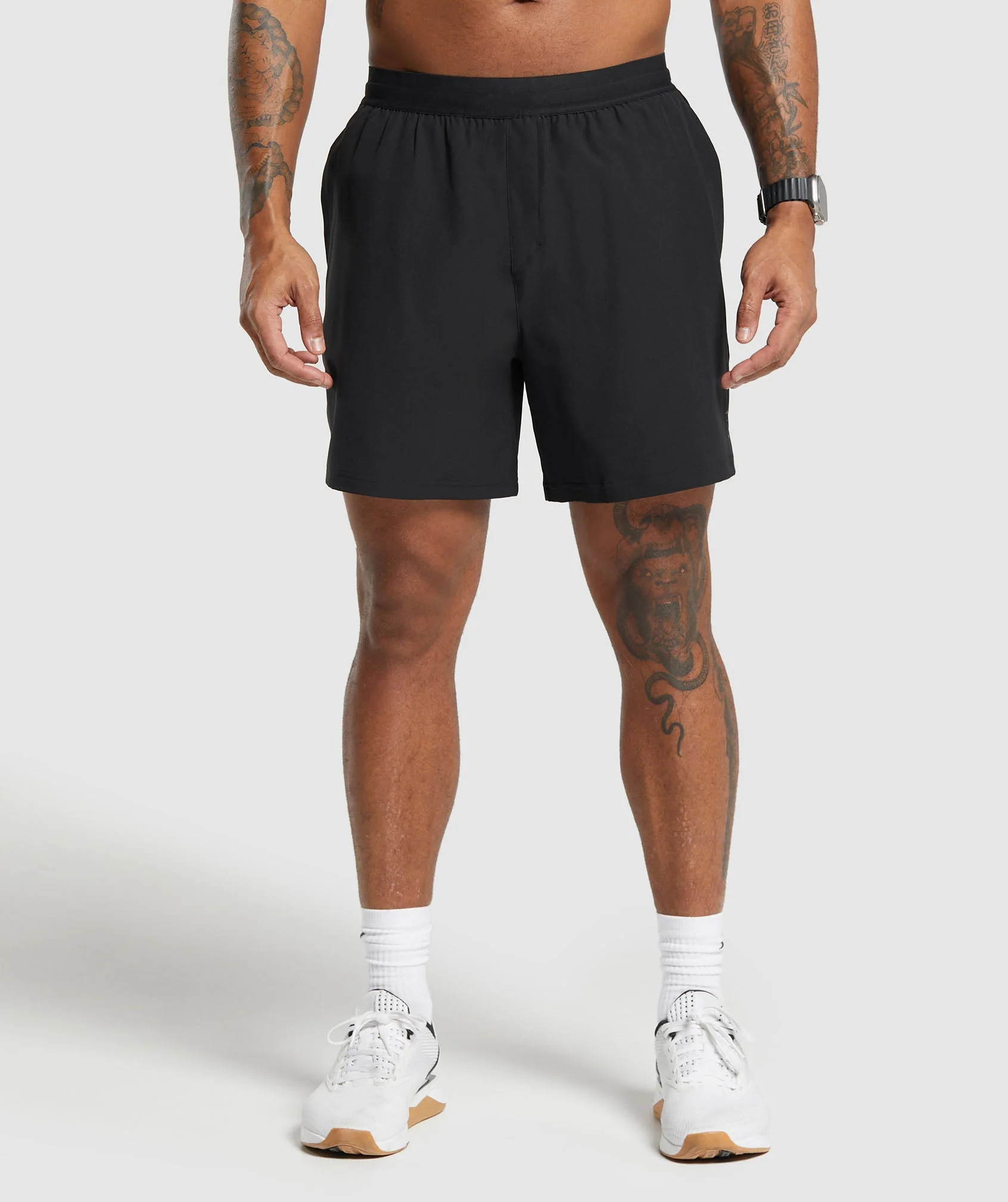Gymshark Land to Water 6" Shorts - Black - Image 2
