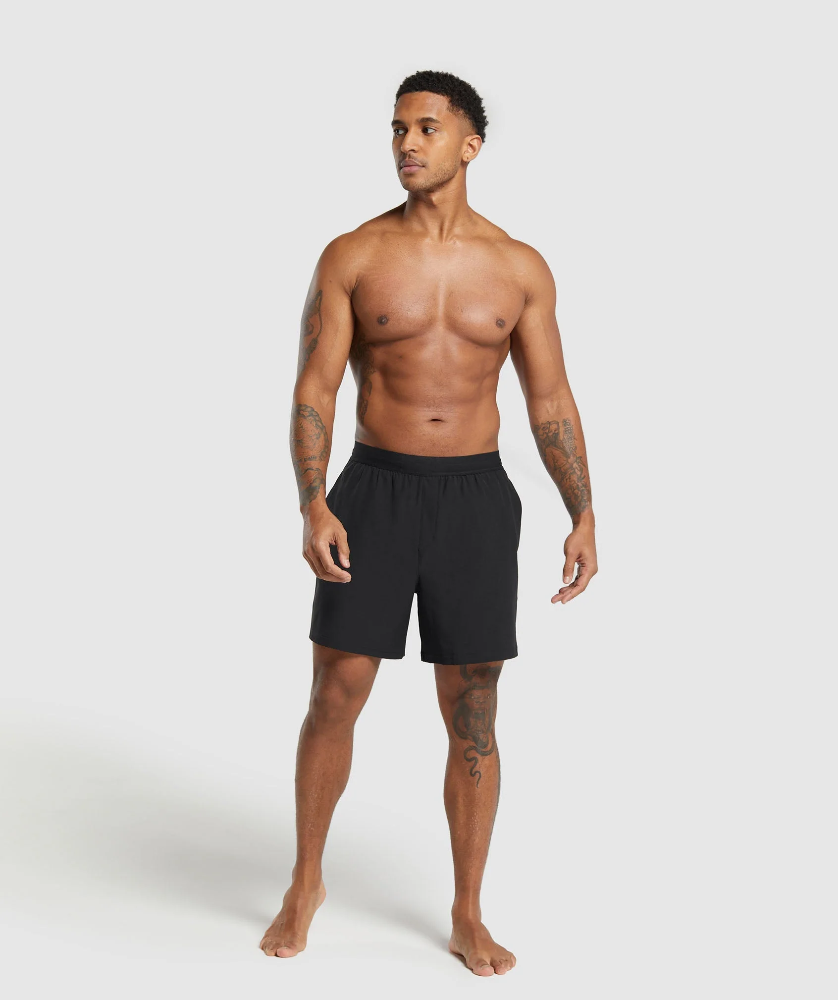 Gymshark Land to Water 6" Shorts - Black - Image 5