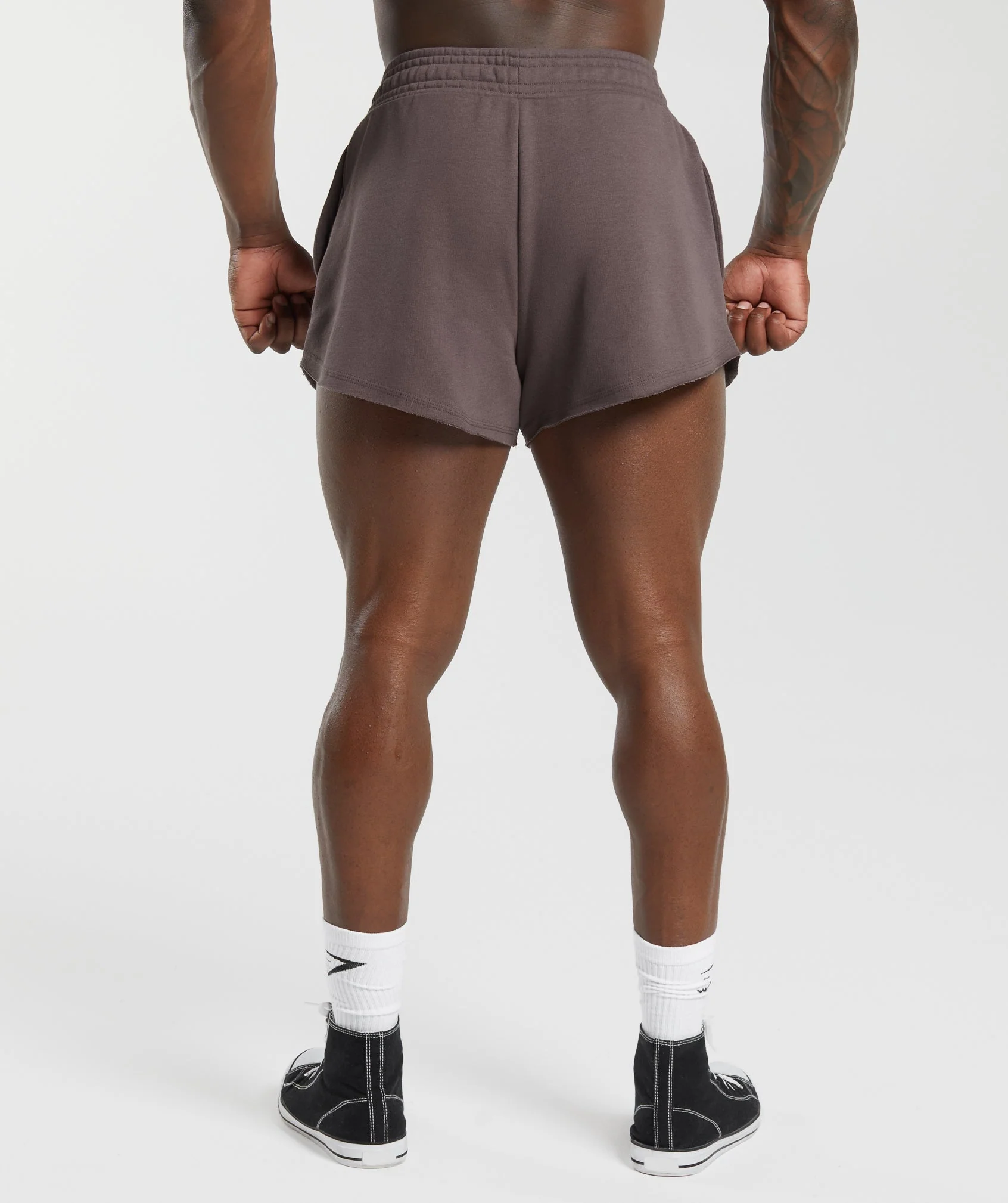 Gymshark Legacy 4" Shorts - Walnut Mauve - Image 2