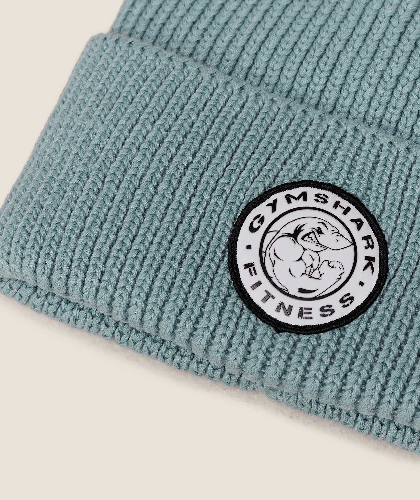 Gymshark Legacy Deep Cuff Beanie - Bench Blue - Image 2