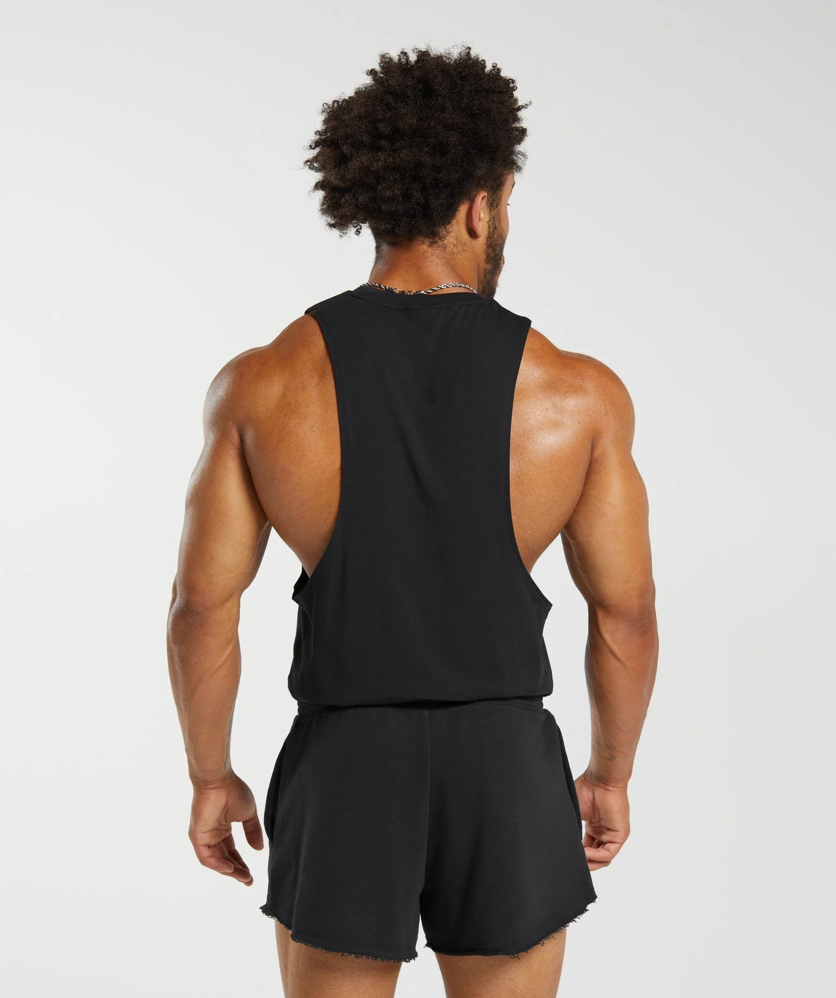 Gymshark Legacy Drop Arm Tank - Black - Image 6