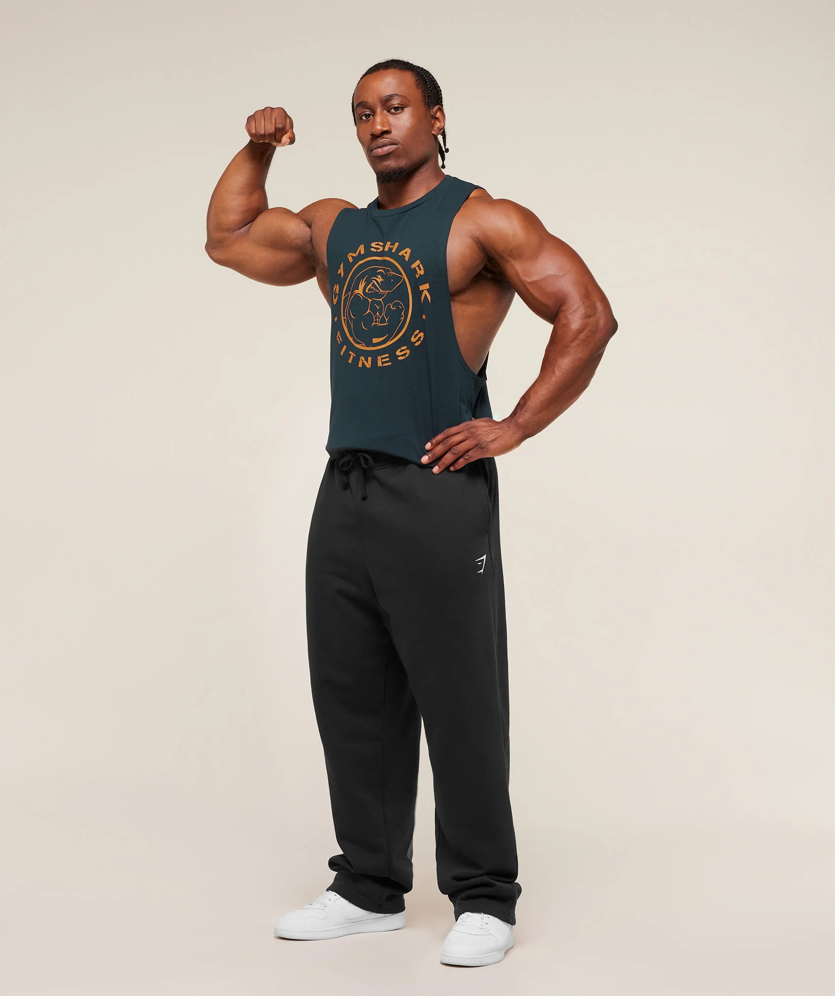 Gymshark Legacy Drop Arm Tank - Deep Petrol Blue - Image 5
