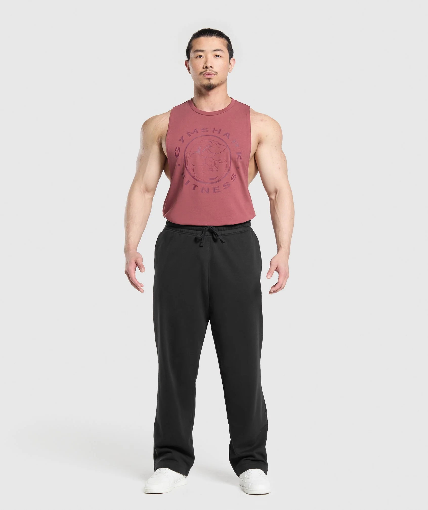 Gymshark Legacy Drop Arm Tank - Washed Berry Pink - Image 5