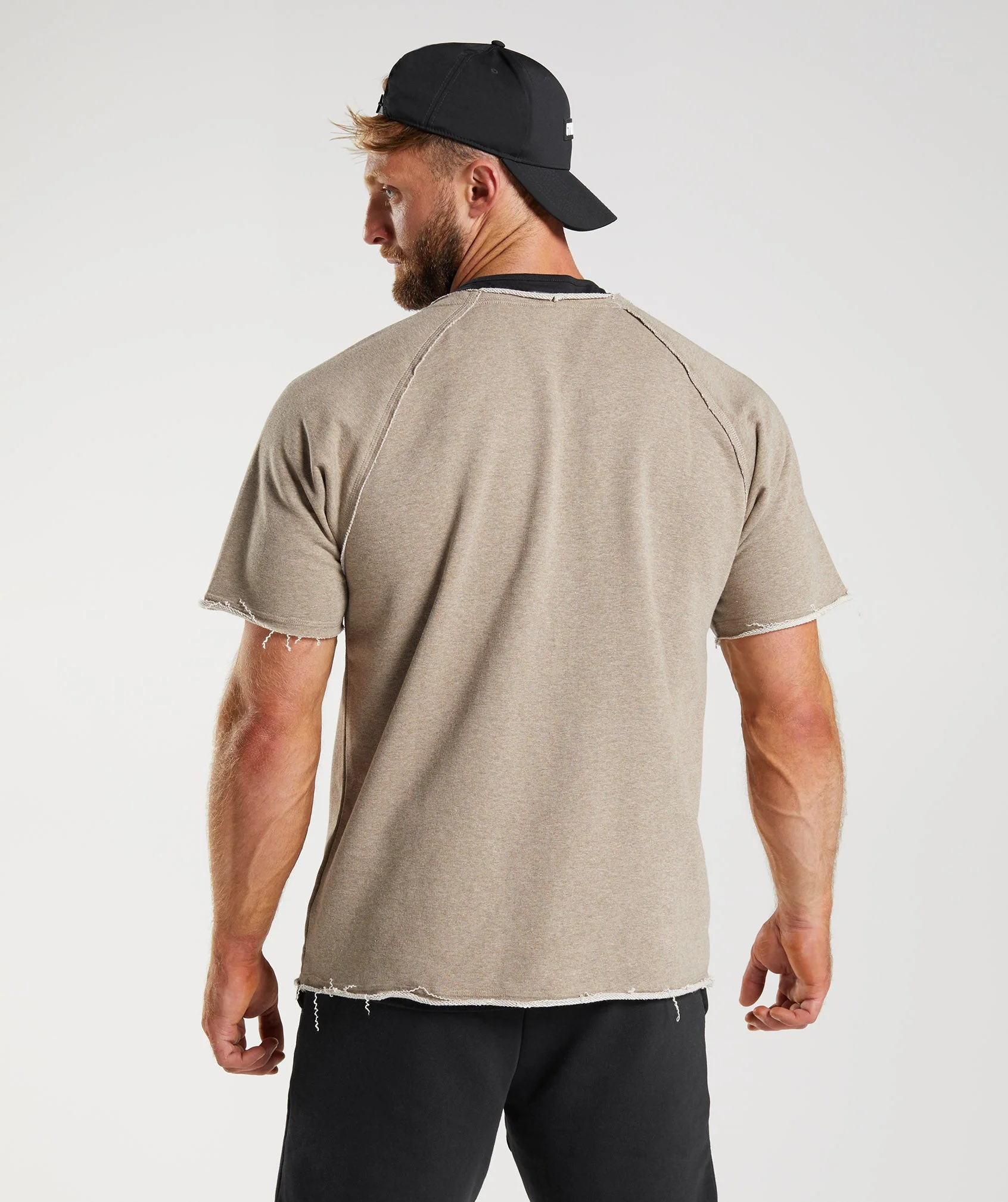 Gymshark Legacy Rag Top - Limestone Marl - Image 2